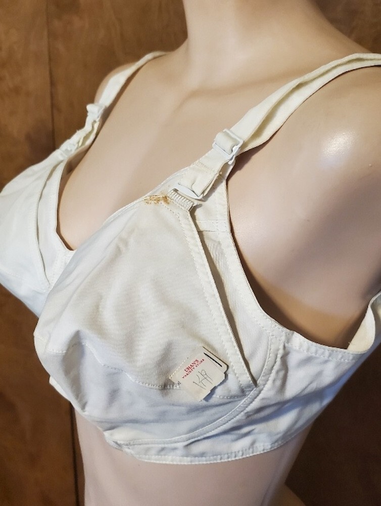 Vintage 1950s/1960s Wireless Beautee-Fit Circle-Lift Nursing Bra, 38-B; NOS