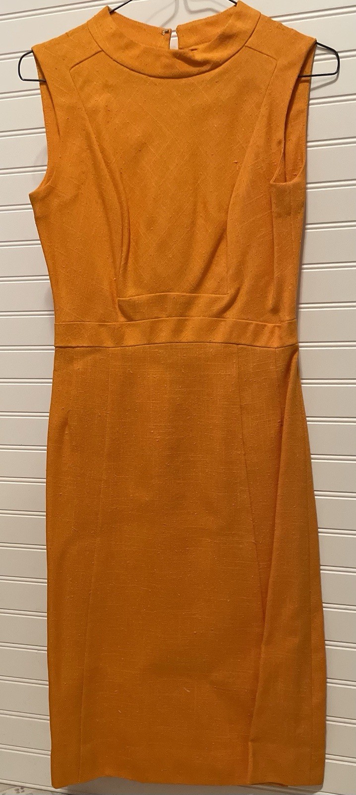 Gay Gibson Orange Sleeveless Dress With Tag Never Worn Size 9 Vintage 1960’s