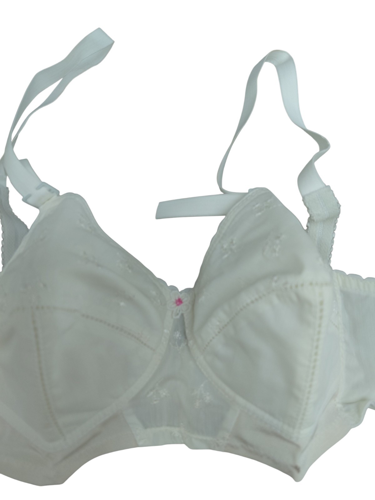 Vintage Exquisite Form White Bra Size 32A