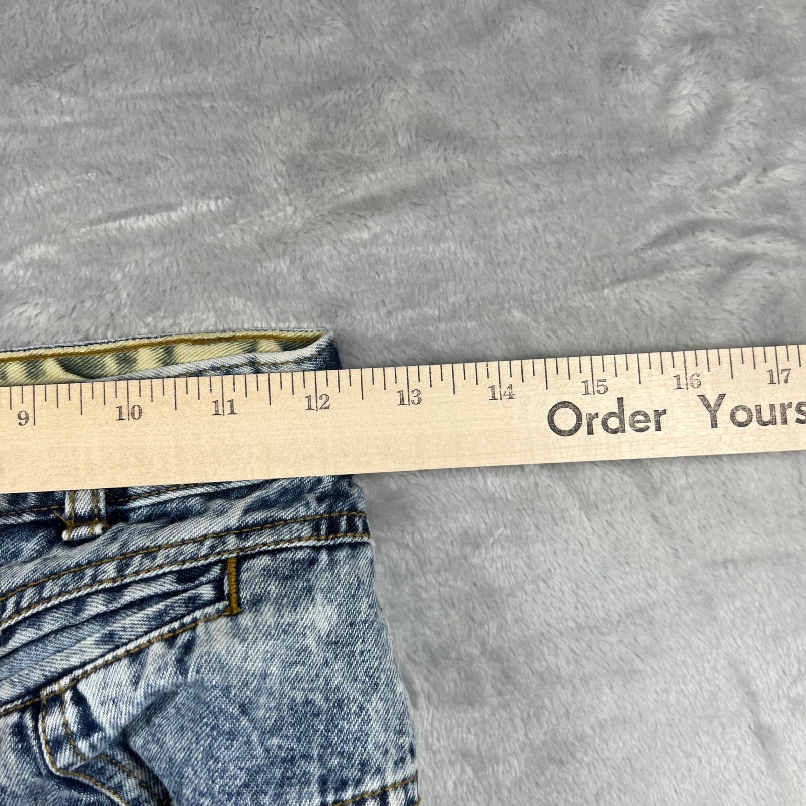 Vintage 80’s Jordache Basics Acid Wash Denim Midi Skirt High Waist Pleated 5/6