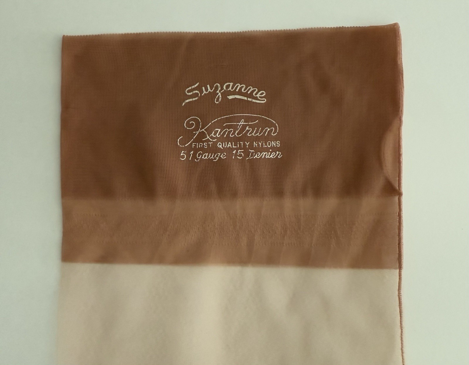 Vintage Suzanne Seamed Mesh Stockings 32 Inches Long