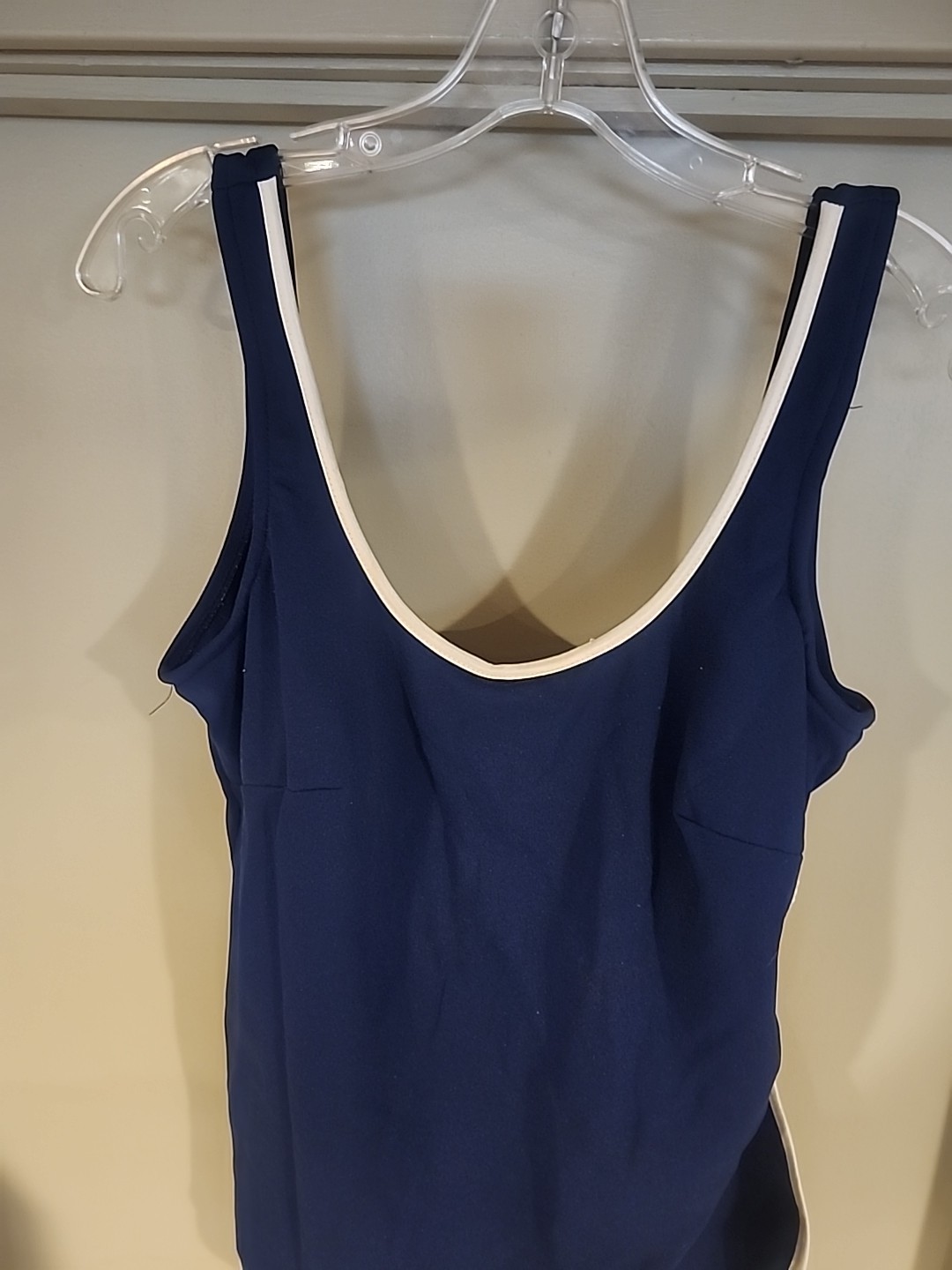 1960s Vintage Swimsuit Caravelle Navy Blue XL Size 20w