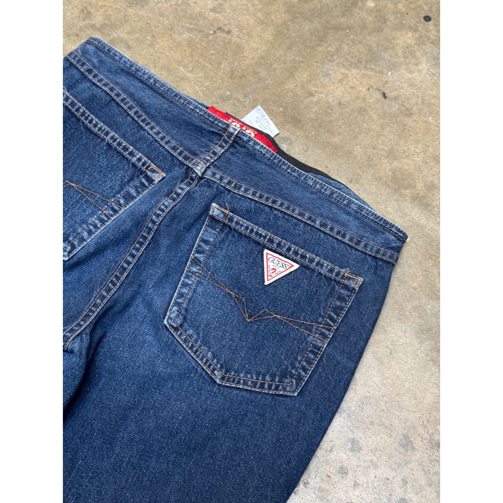 Guess USA American Tradition Womens Jeans Size 28 Dark Wash Made In USA
