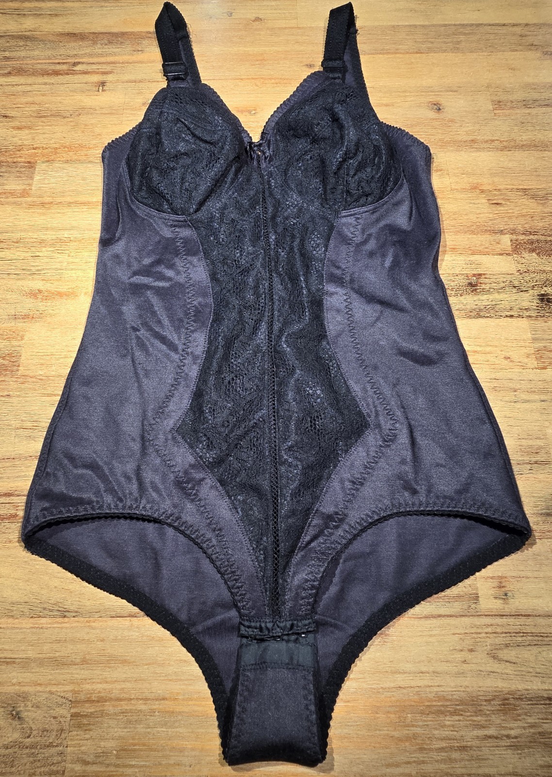 SCUDOTEX pants corselet/bodice body 955, size 42 C/I 4 C, Nero, NEW * RARE