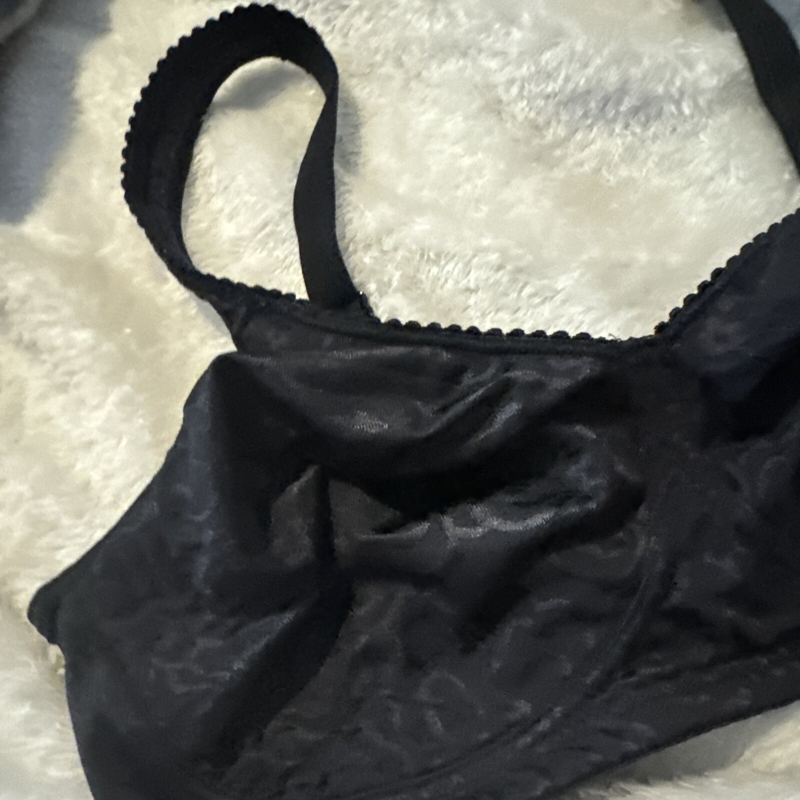 BLACK PLAYTEX 4745 ULTIMATE LIFT SUPPORT WIRELESS BRA 36C FULL FIGURE 18HR