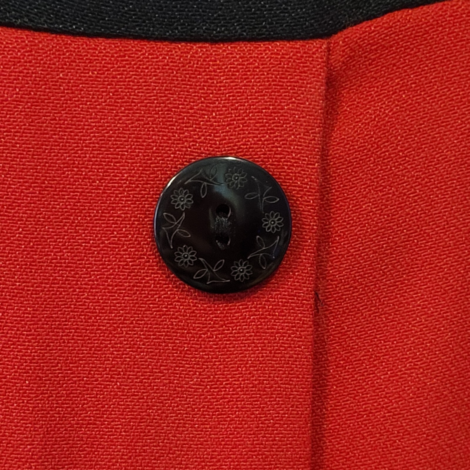 Betsy’s Things 1980’s Red & Black Dress Size 14 NWT