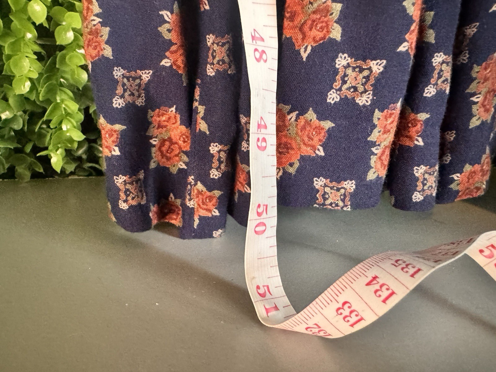 Vintage 90’s Expo Floral Long Dress size 12 peter pan collar 1930s inspired