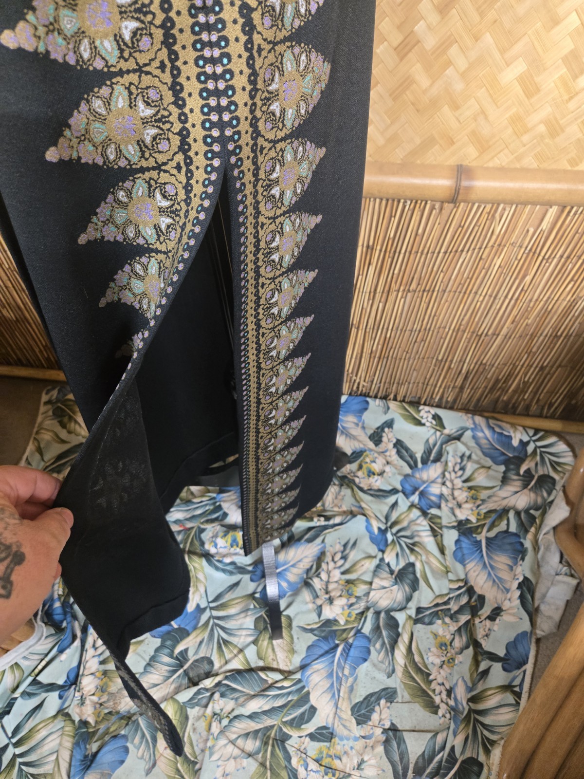 Vintage 1970’s Alfred Shaheen Hawaiian Maxi Aloha Dress w1168