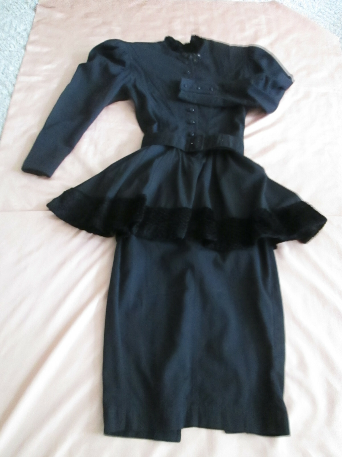 1940s Style dress by 1980s Designer Karen Alexander 4