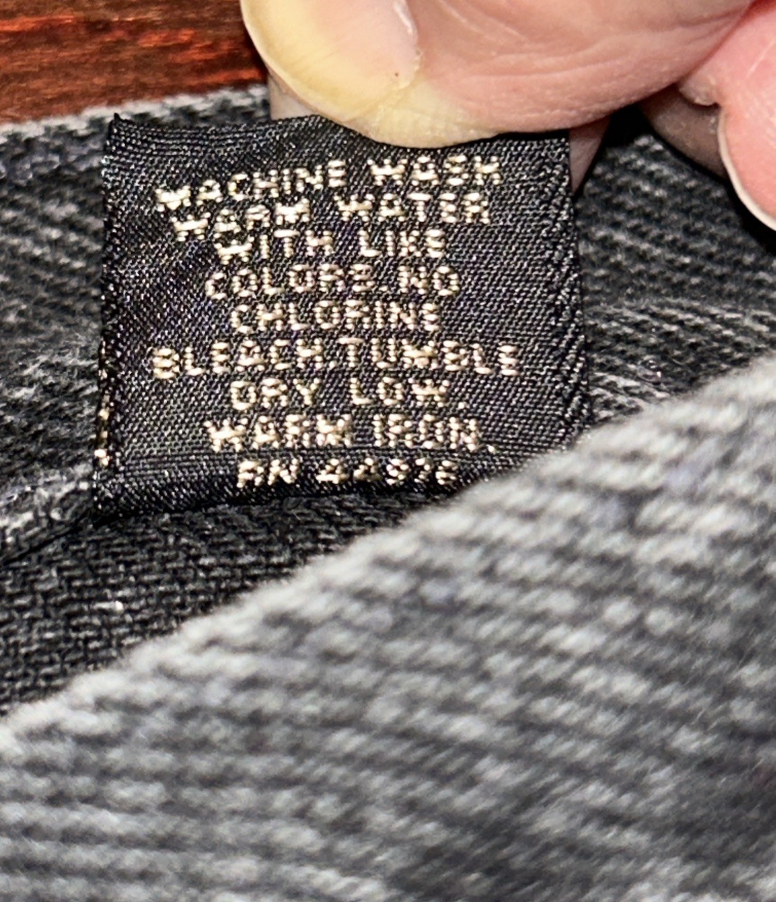 Vintage 80’s Original Barrel Express 100% Cotton Jeans Washed Black 30” Waist