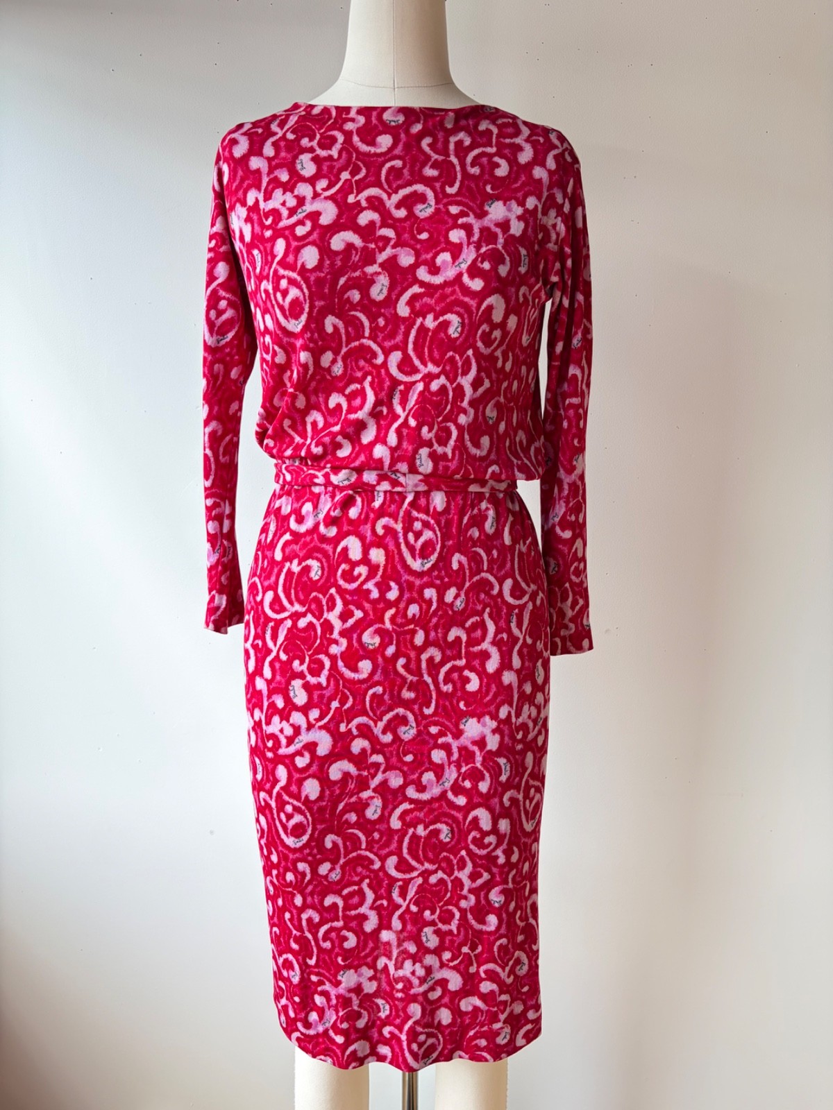 1960’s Red Emilio Pucci Lord & Taylor dress Silk jersey knit Excellent condition