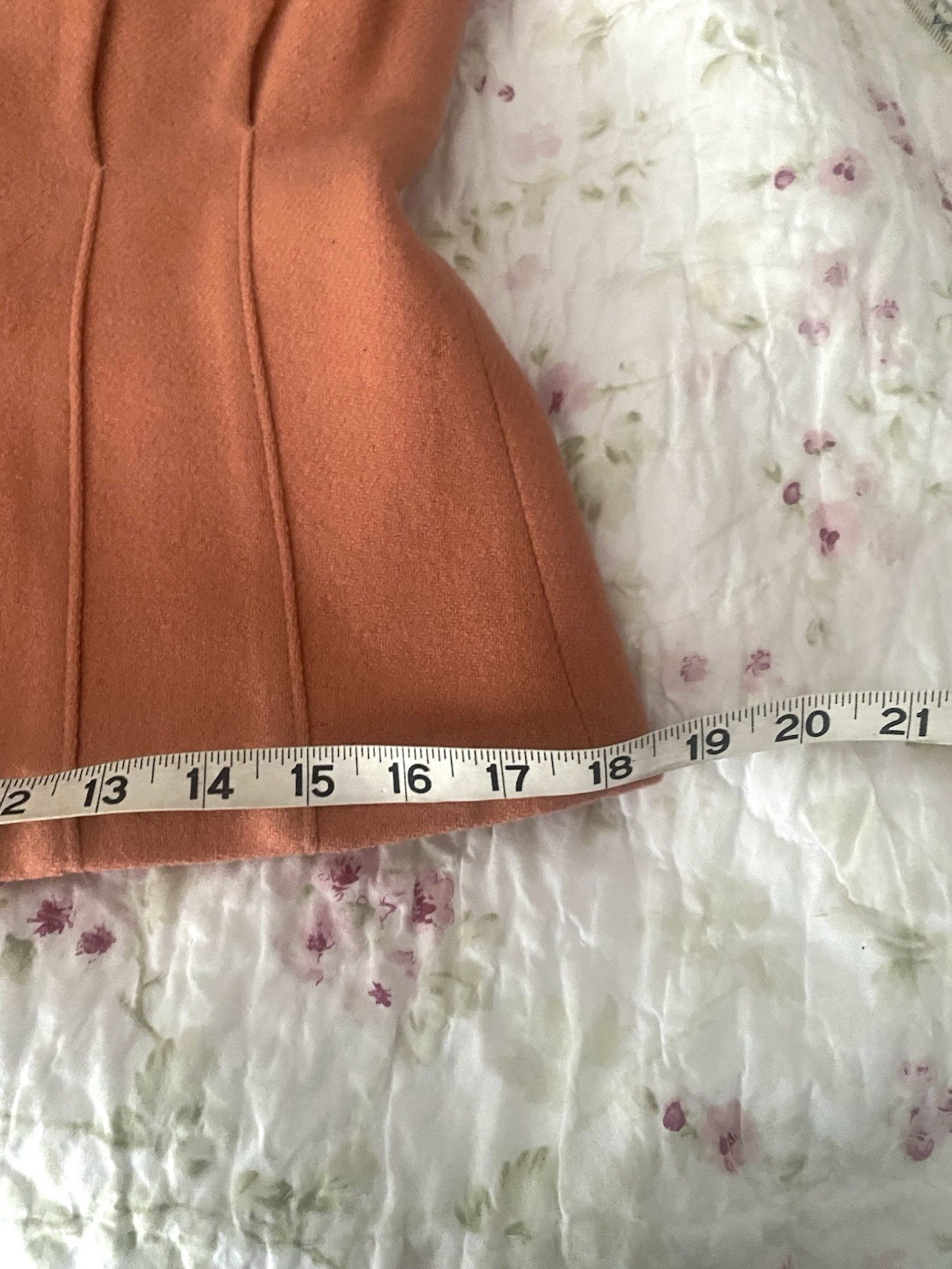 Vintage 1940’s Tufted Peach Fitted Jacket Bonny Juniors