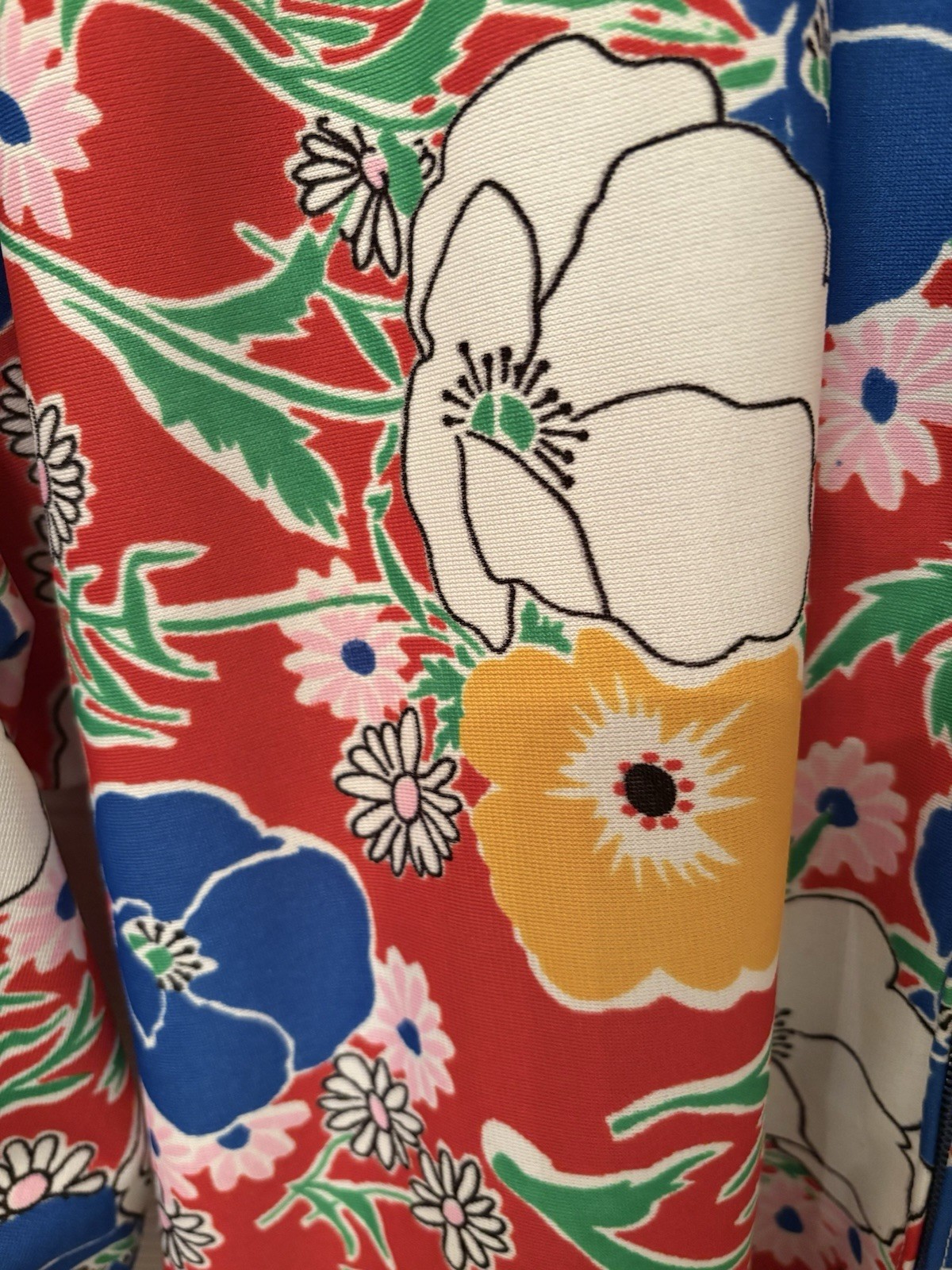 Vtg 60s 70s Zip Up Heavyweight Robe Housecoat Colorful Flower – Homemade