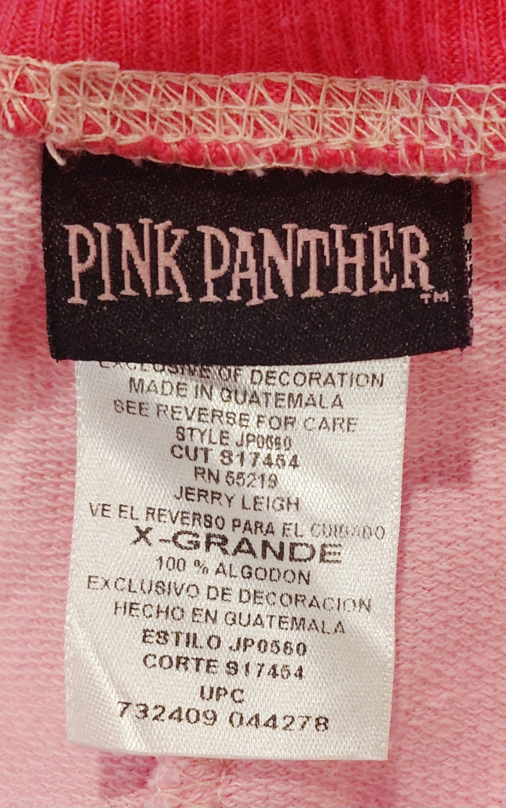 Vintage Y2K Pink Panther Size: XL Pink Draw String Cotton Capri Lounge Pants