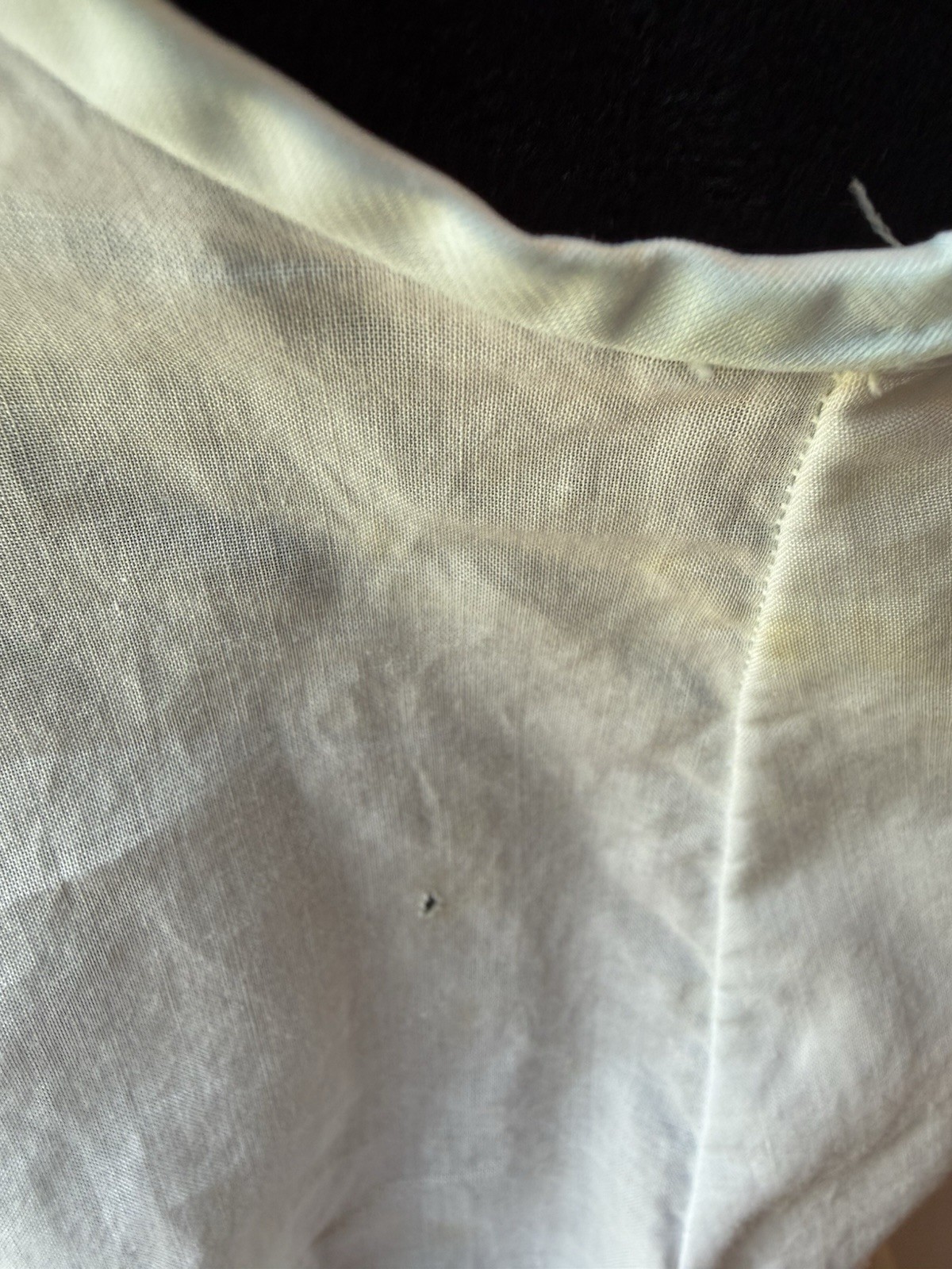 Vintage 50s 60s Shadowline Cotton Nightgown Slip Eyelet Ribbon Size 36 Cottage