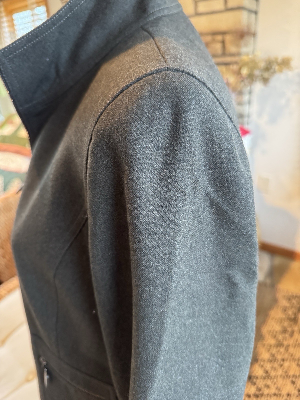 Vintage Wool Jacket Doncaster Sz 6 Zips Elegant Detail Lined