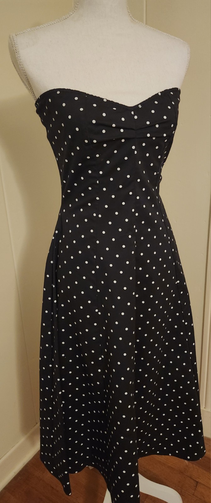 Vintage Alicia Estrada’s Iconic L.A. Label Stop Staring! Polka Dot Dress Size M