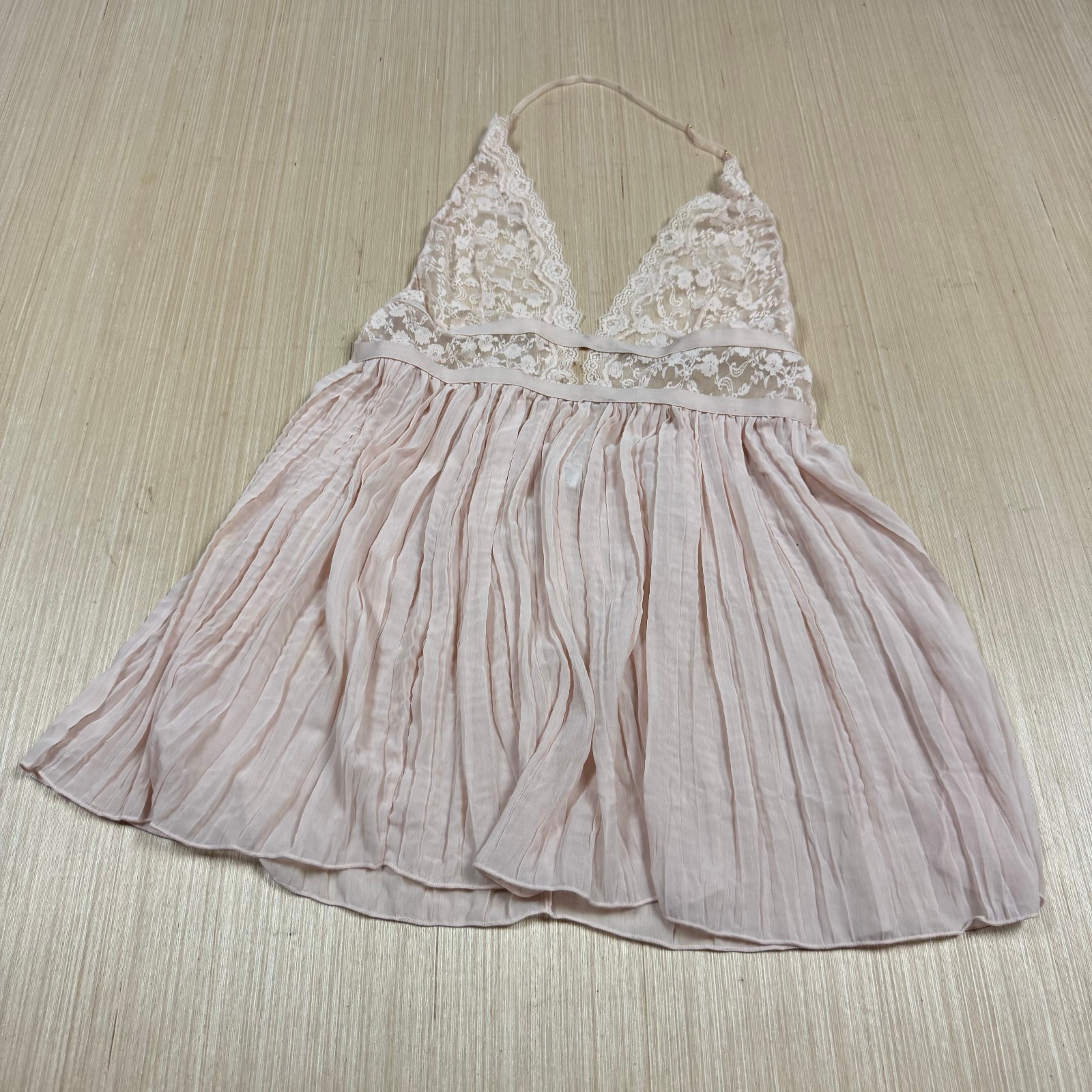 Vintage Coquette Whimsigoth Top Lace Floral Lingerie Halter XL Be Wicked Tank