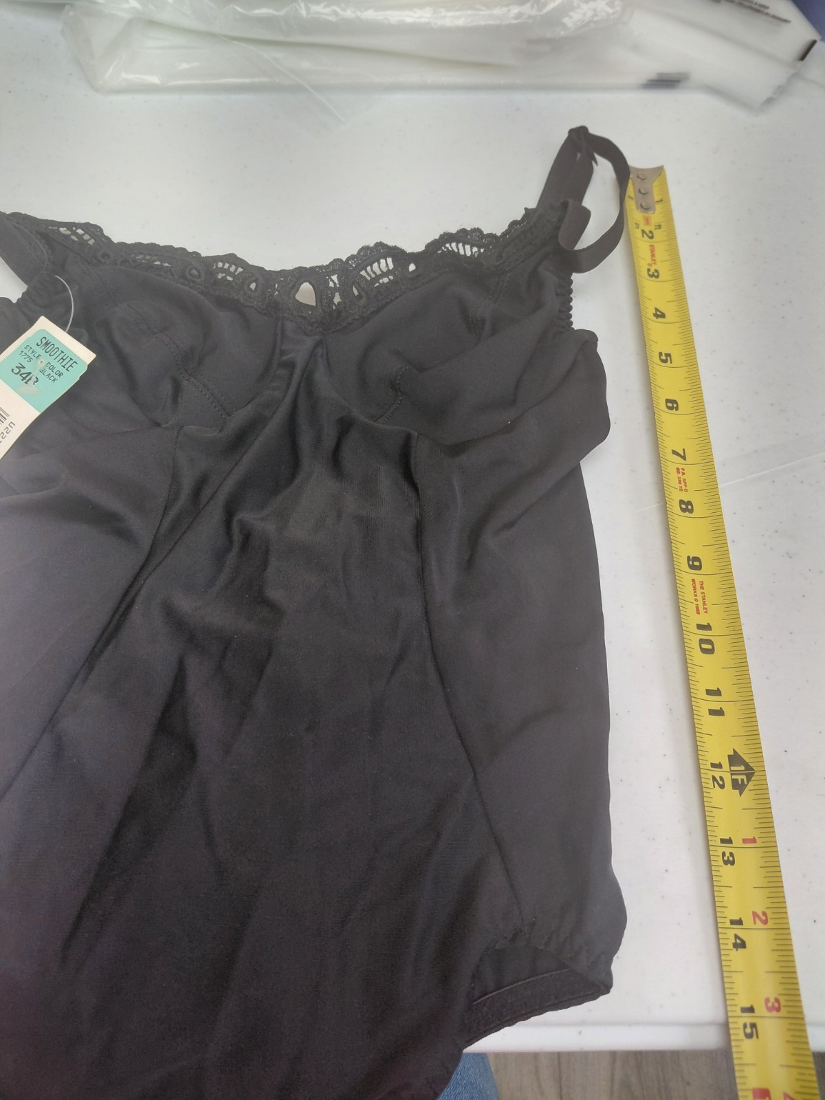 Vintage Smoothie Black Body Brief Size 34B