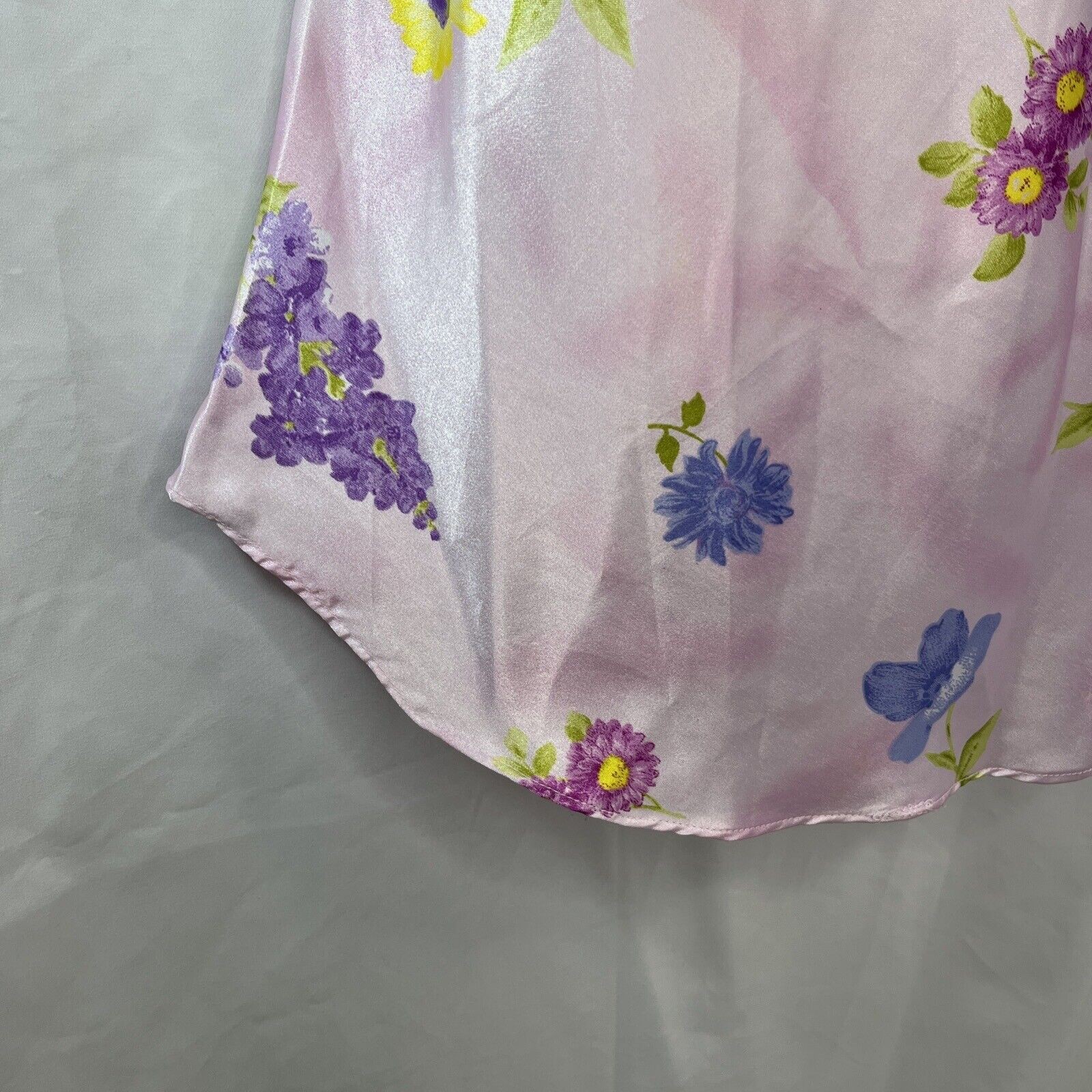 2 pcs Secret Treasures Nightgown Satin Pink Chemise Babydoll Robe Small Vintage