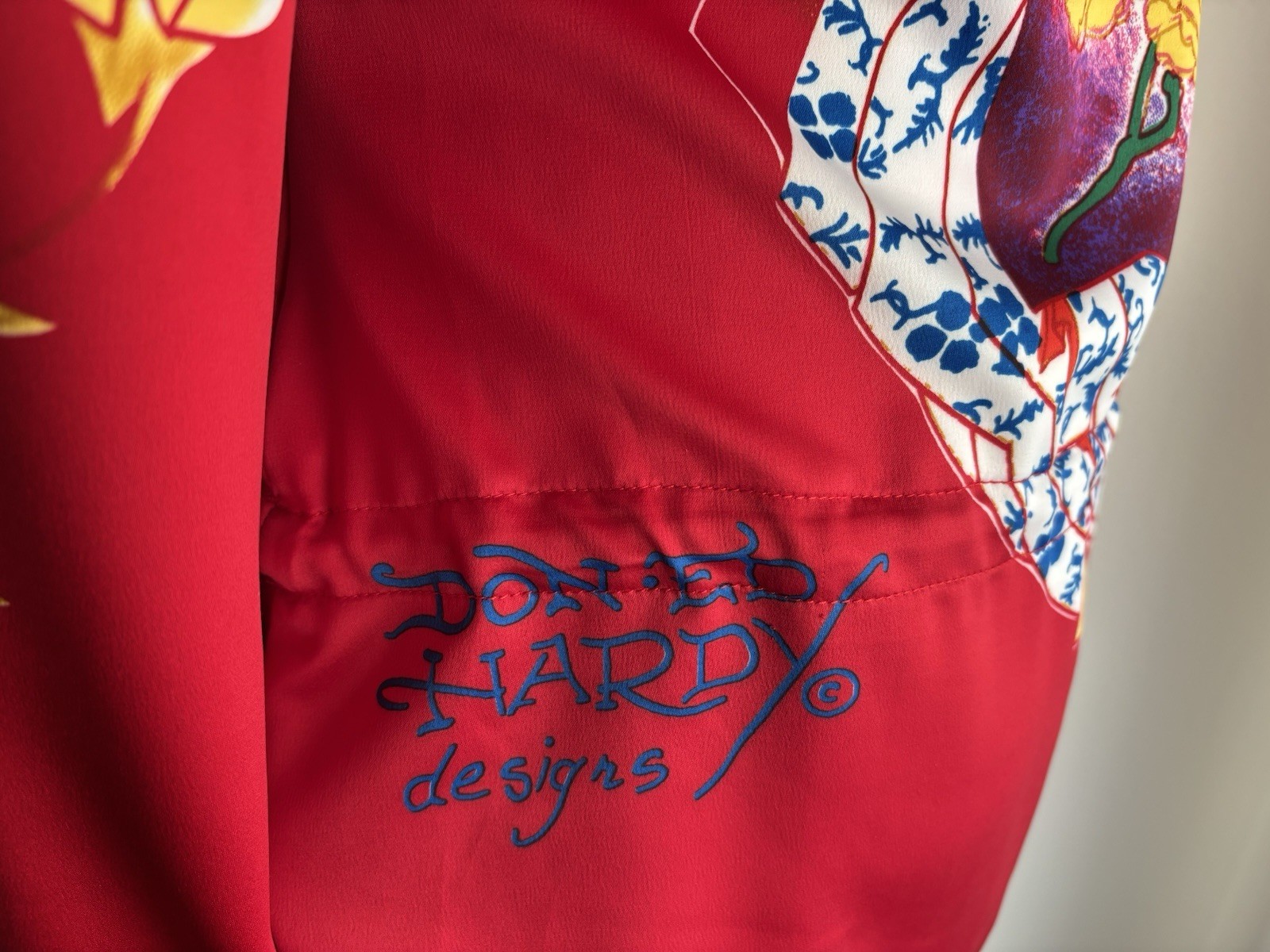 Ed Hardy by Christian Audigier Rare Vintage Blouse