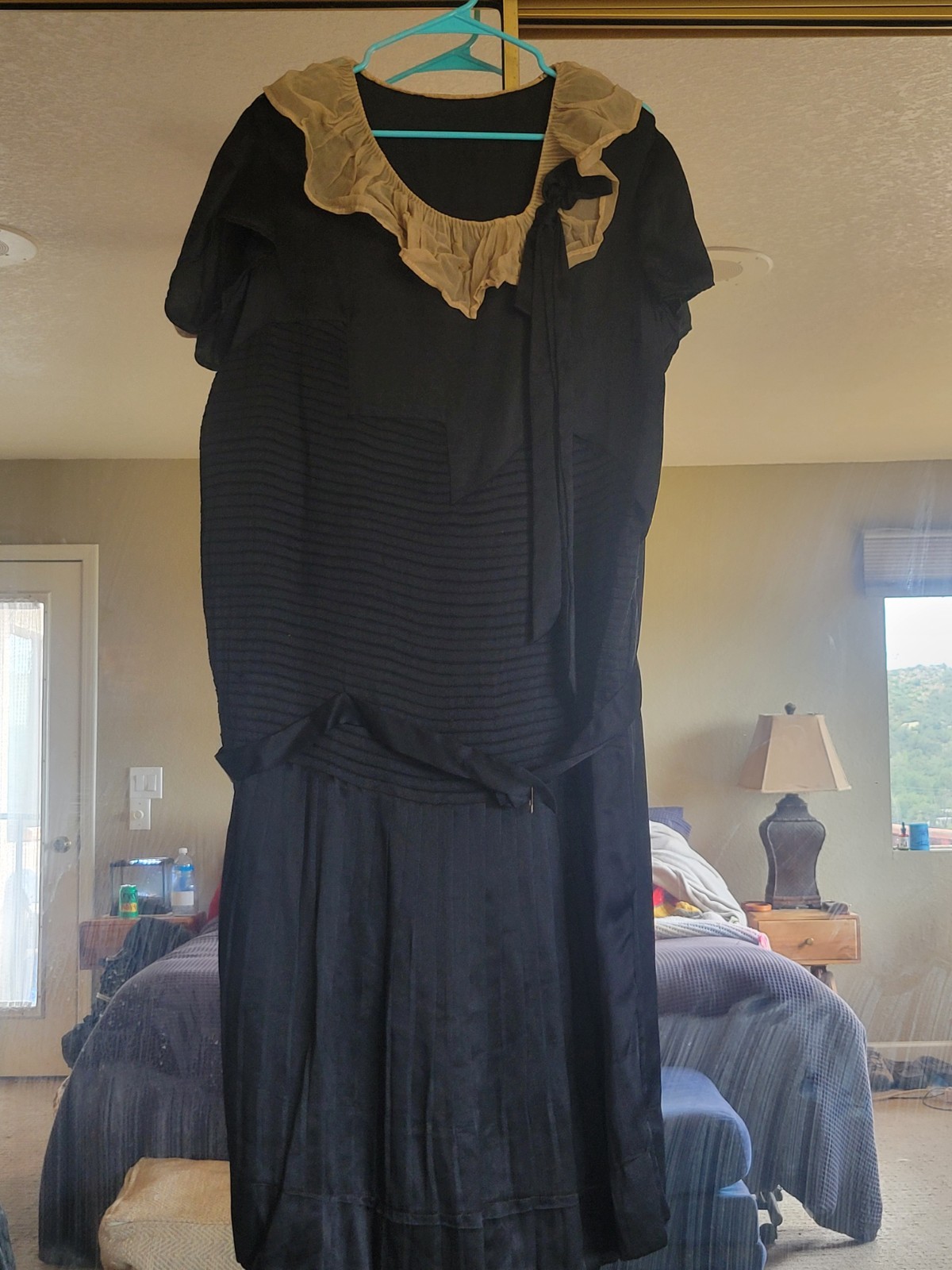 EARLY 1900S SILK DRESS As-Is Vintage ANTIQUE Victorian Era FRAGILE BEAUTY