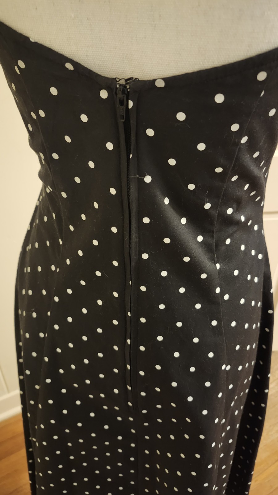 Vintage Alicia Estrada’s Iconic L.A. Label Stop Staring! Polka Dot Dress Size M
