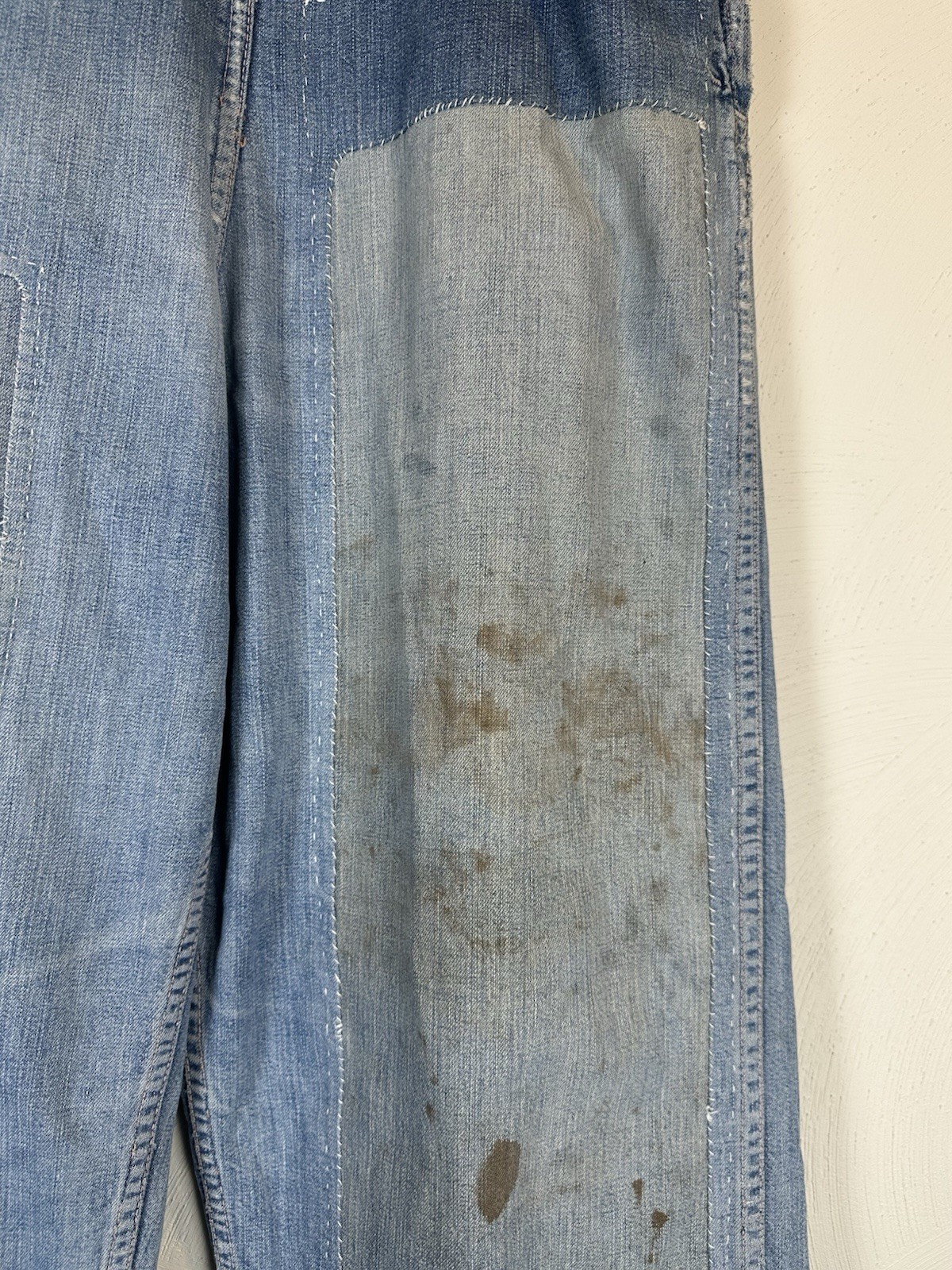 Vintage 1940s-50s J.C. Penney’s Ranch Craft Repaired Side Zip Jeans