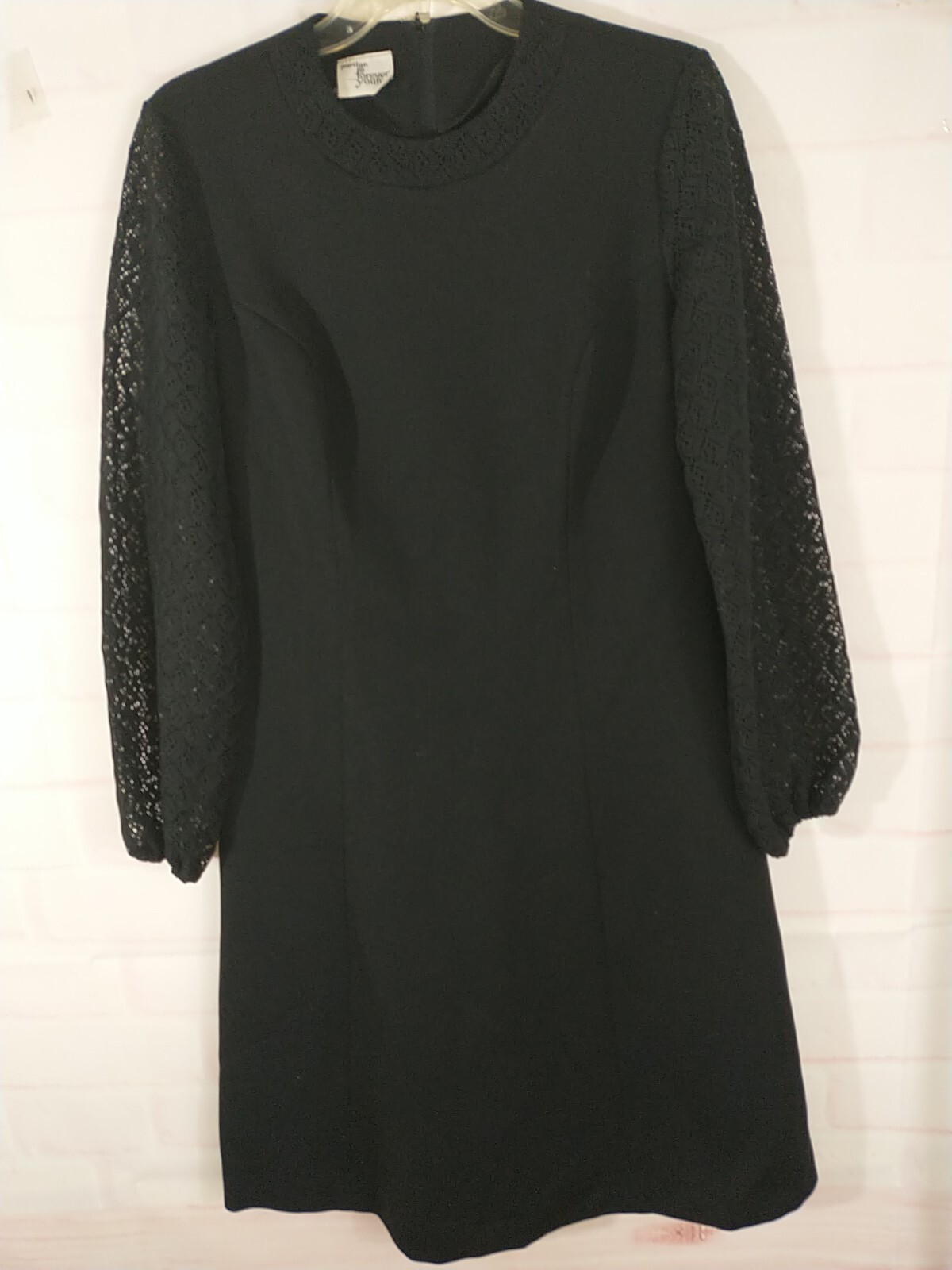 Vtg 60s Mod Go Go Black Puritan Forever Young Dress M