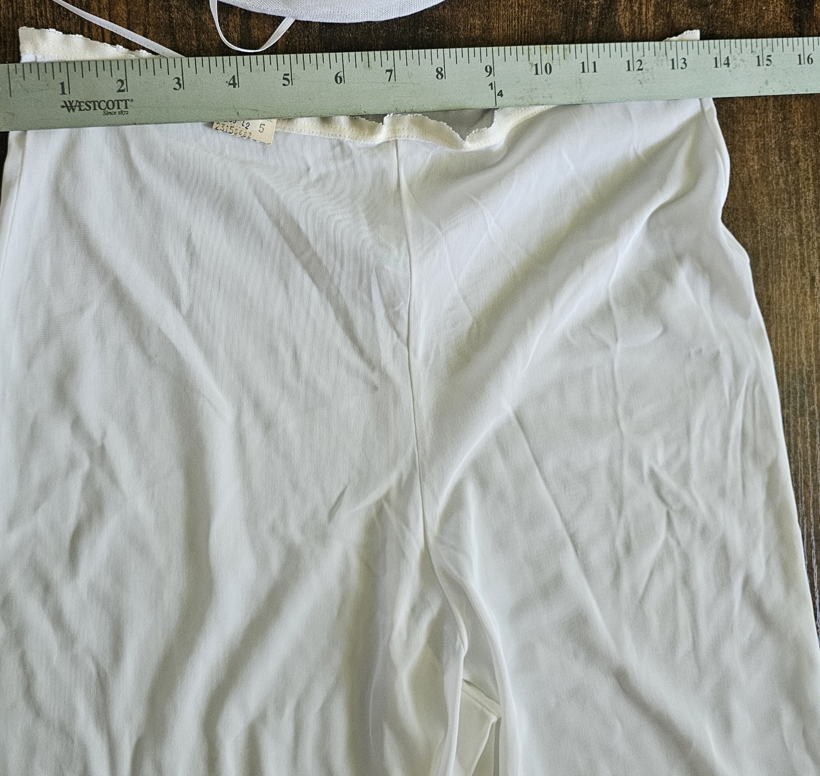 VTG- New Vassarette Underneath It All Pajama Pants Nylon Slip Long Pettipants- 5