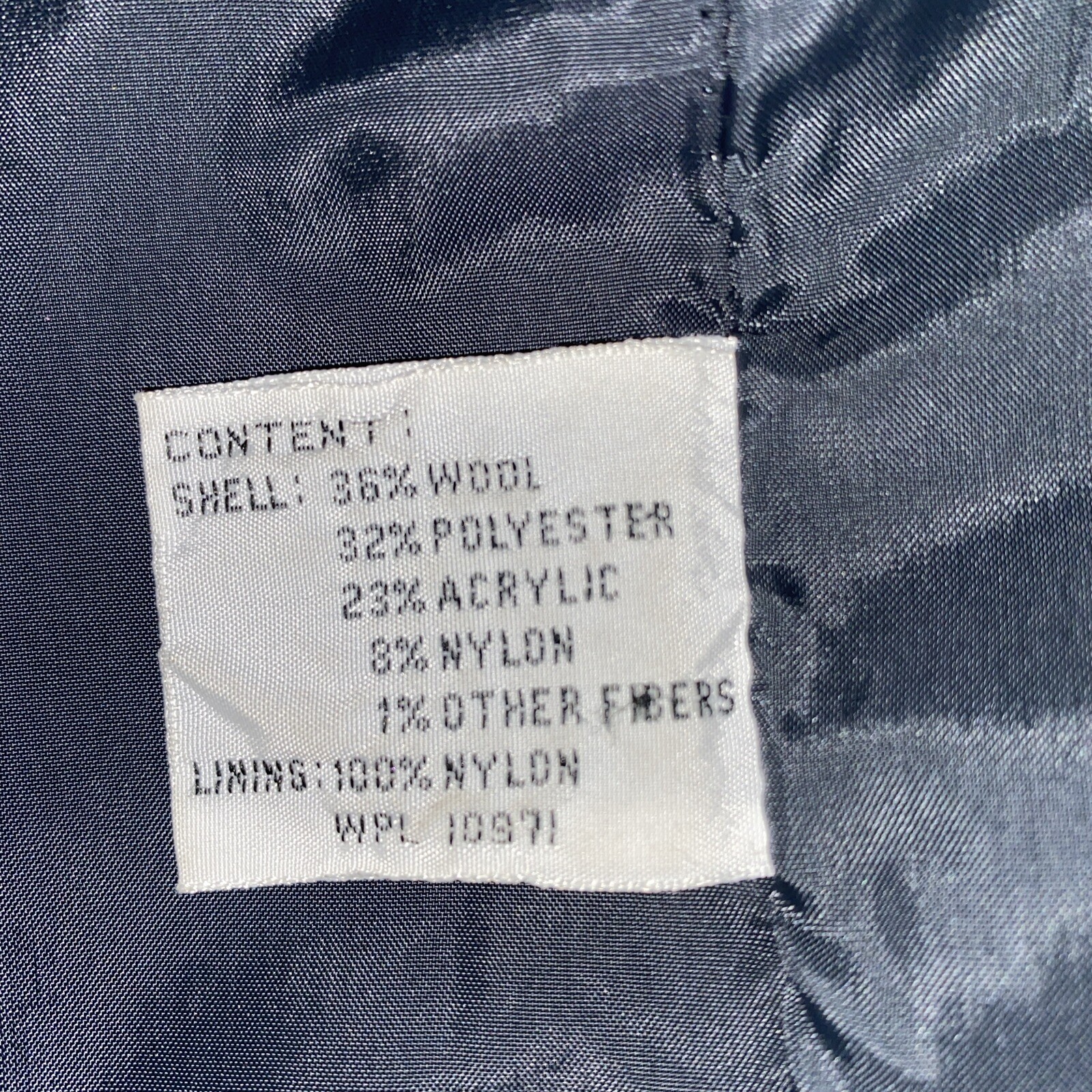Vintage Braeton Women’s 7/8 Wool Coat Herringbone Wool Blend Lined Pockets