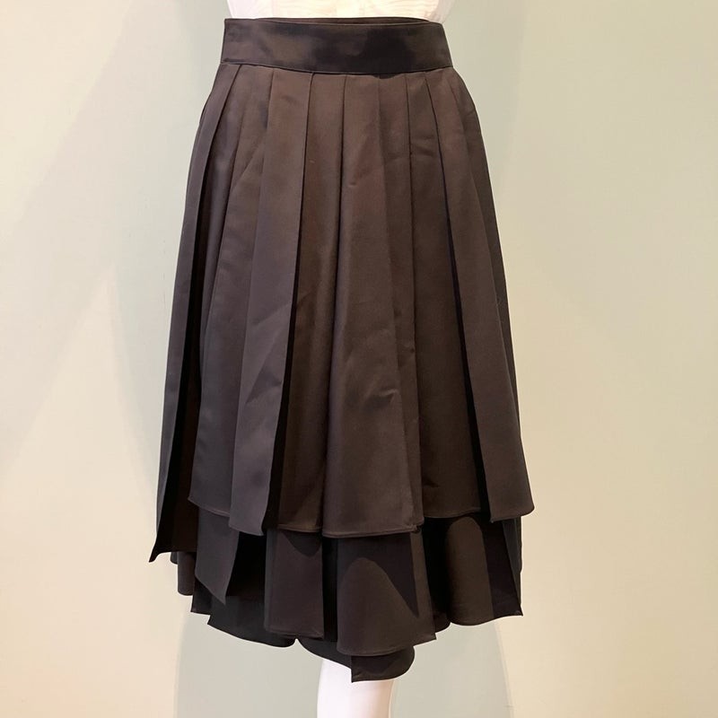 Authentic Vintage HERMES Gaultier Pleats Wrap Skirt