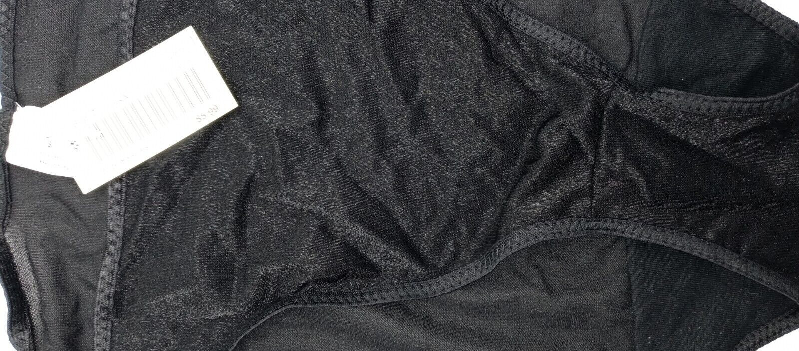 Personal Identity Semi Sheer Black Panties Size 7- New with Tags