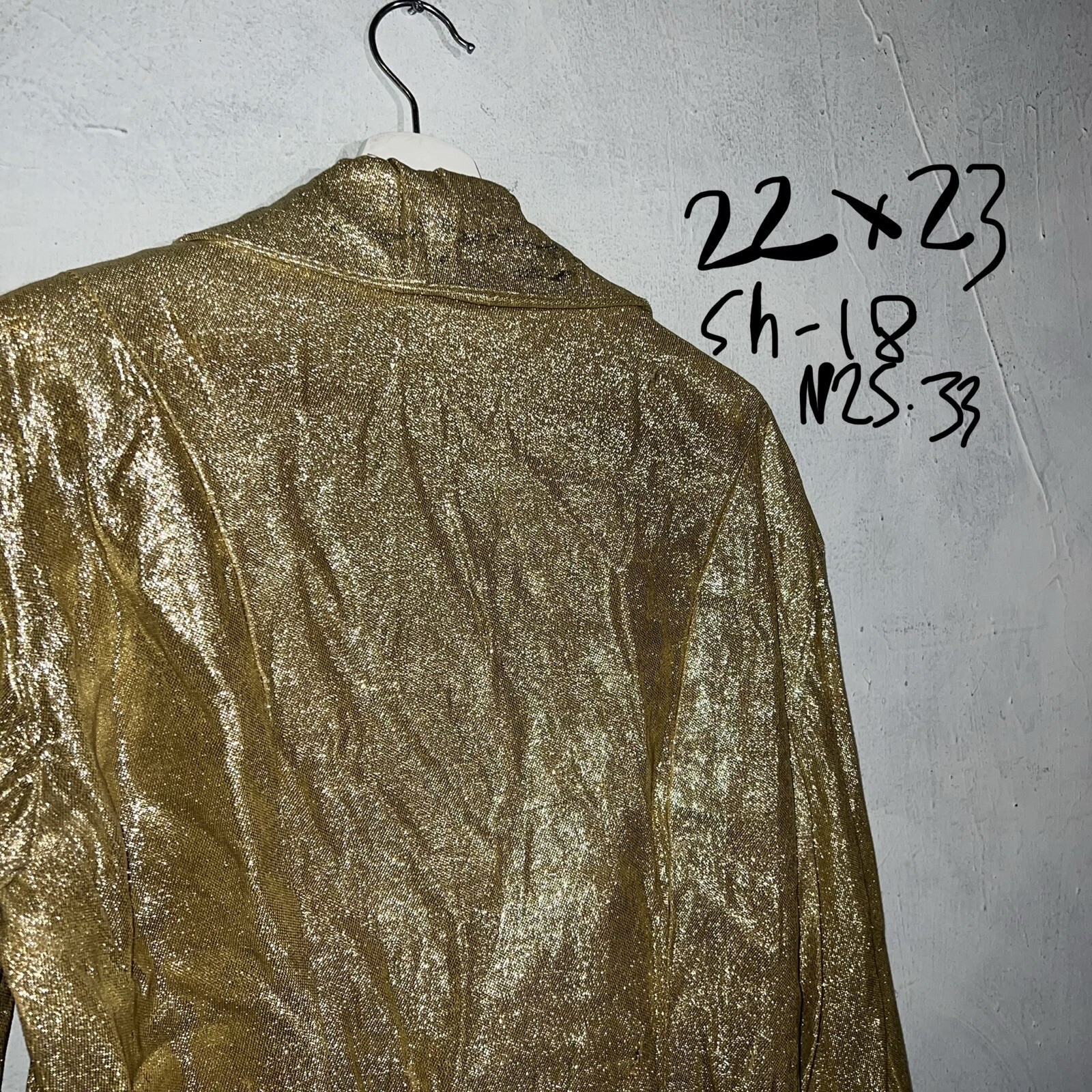20s 30s Vintage Gold Jacket O-Ring