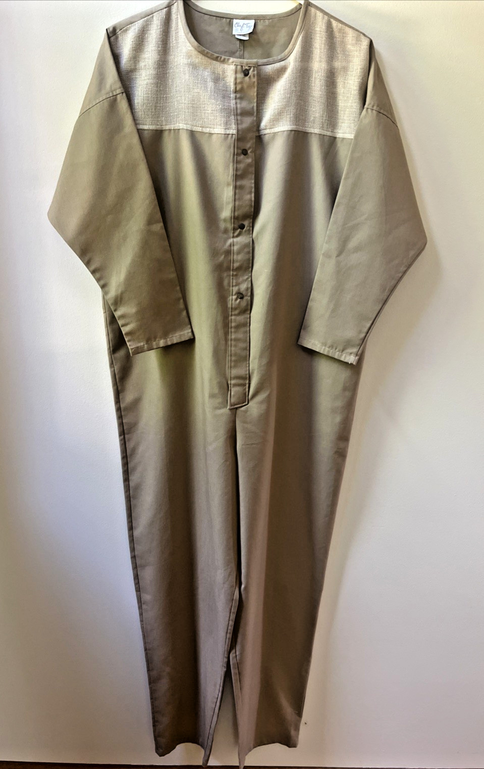 Vintage Khaki Cheryl Tiegs Jumpsuit-Size Small