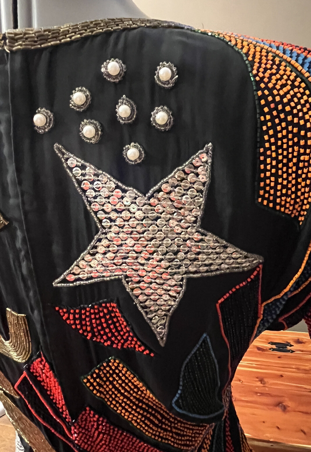 Vintage Exclusively Gantos Dress New Years Eve Rock And Roll Star Size M