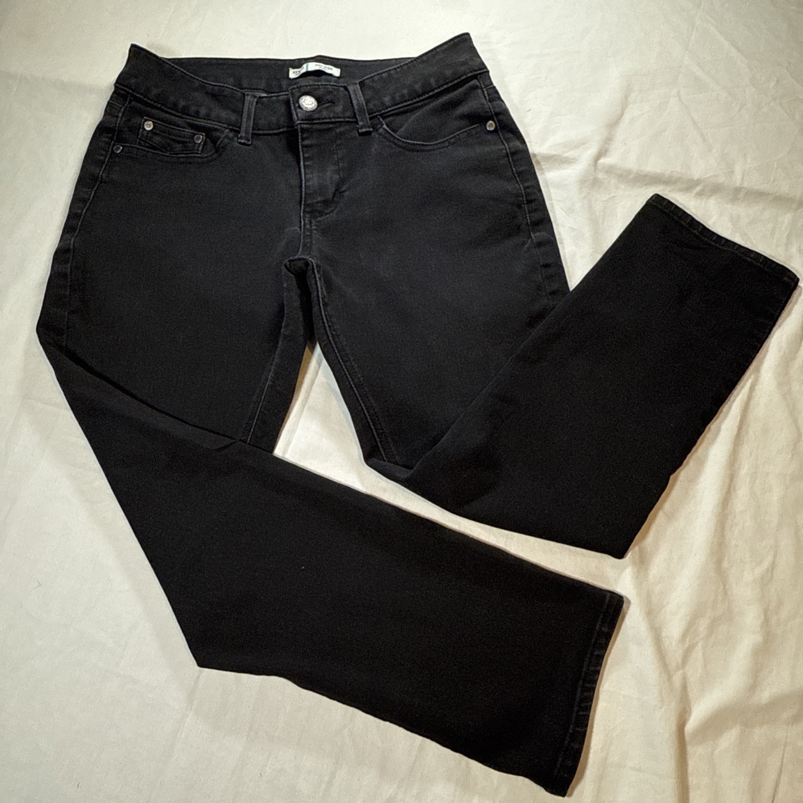 Riders by Lee Women’s Black Skinny Mid Rise Jeans SZ 10P