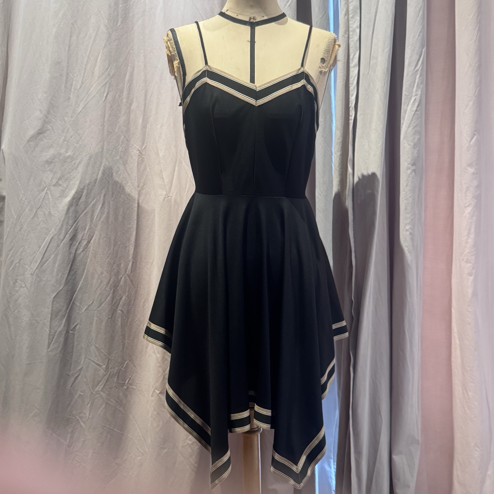 Vintage 70s Festival Handkerchief Dress