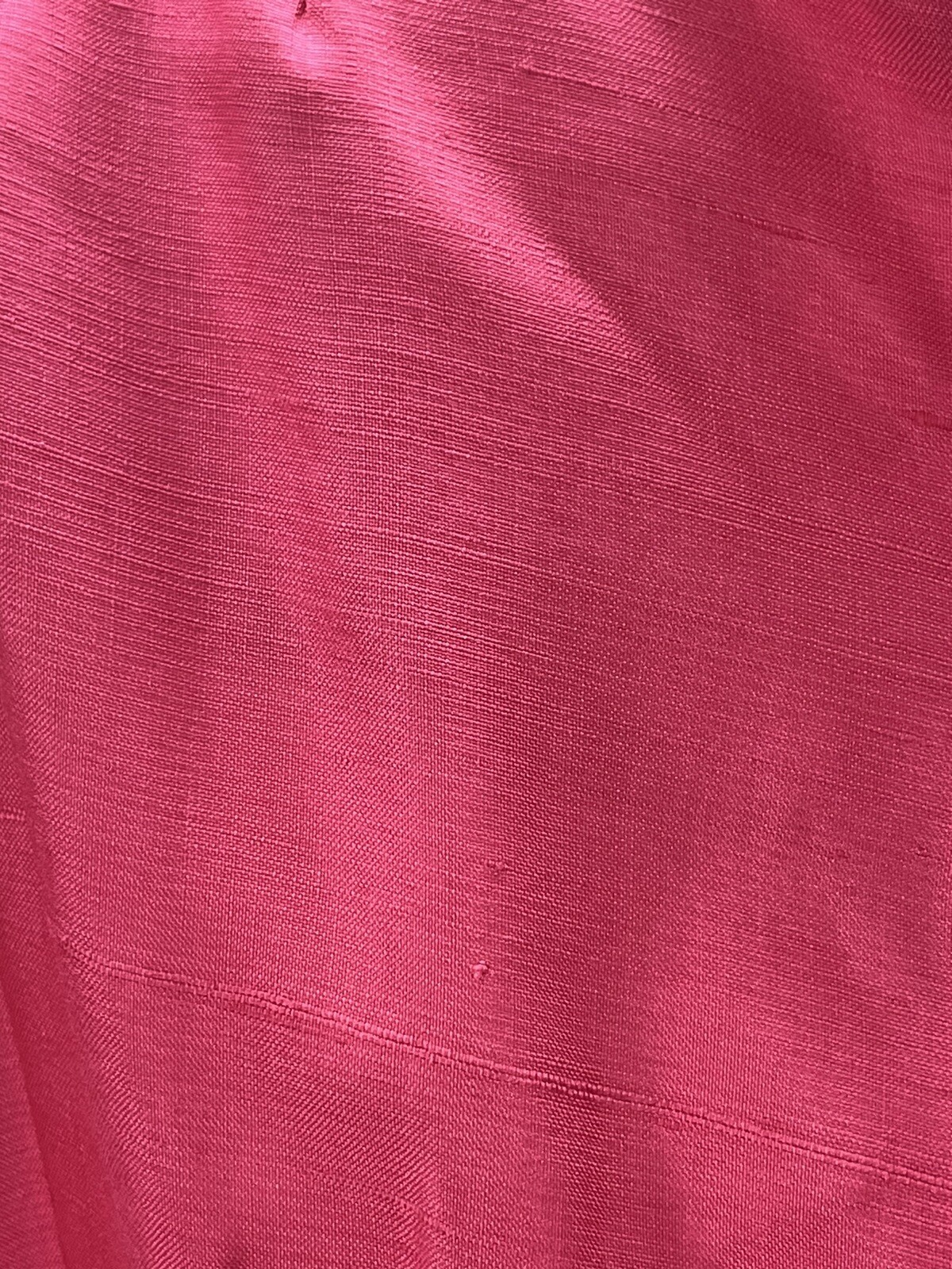 Vtg R & K Originals Pink Silk Pencil Dress 1950’s Sz S/M Buttons Metal Zipper