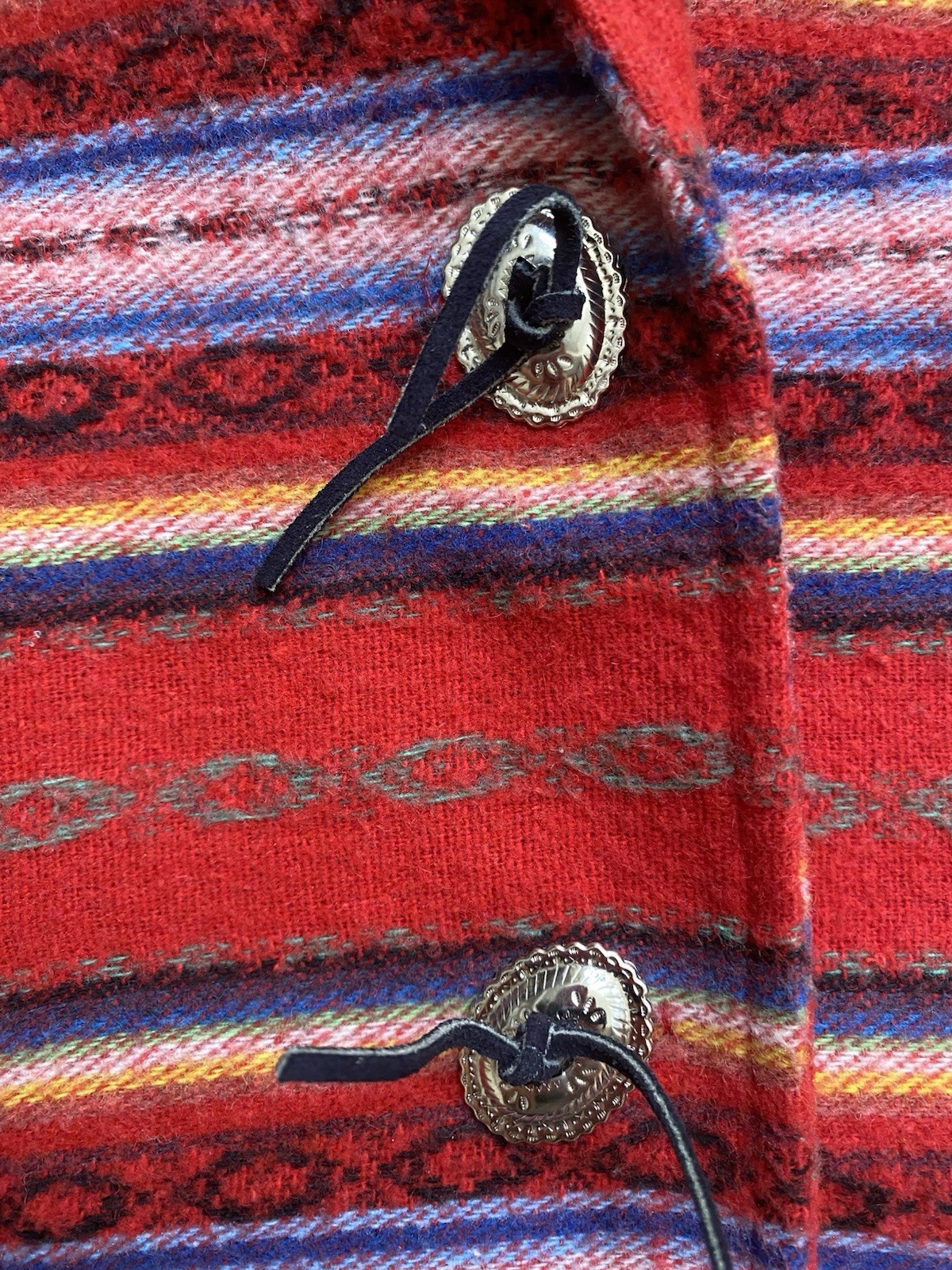 Vintage 90s Southwestern Ivy Wear Striped Blazer Sport Coat Size Medium