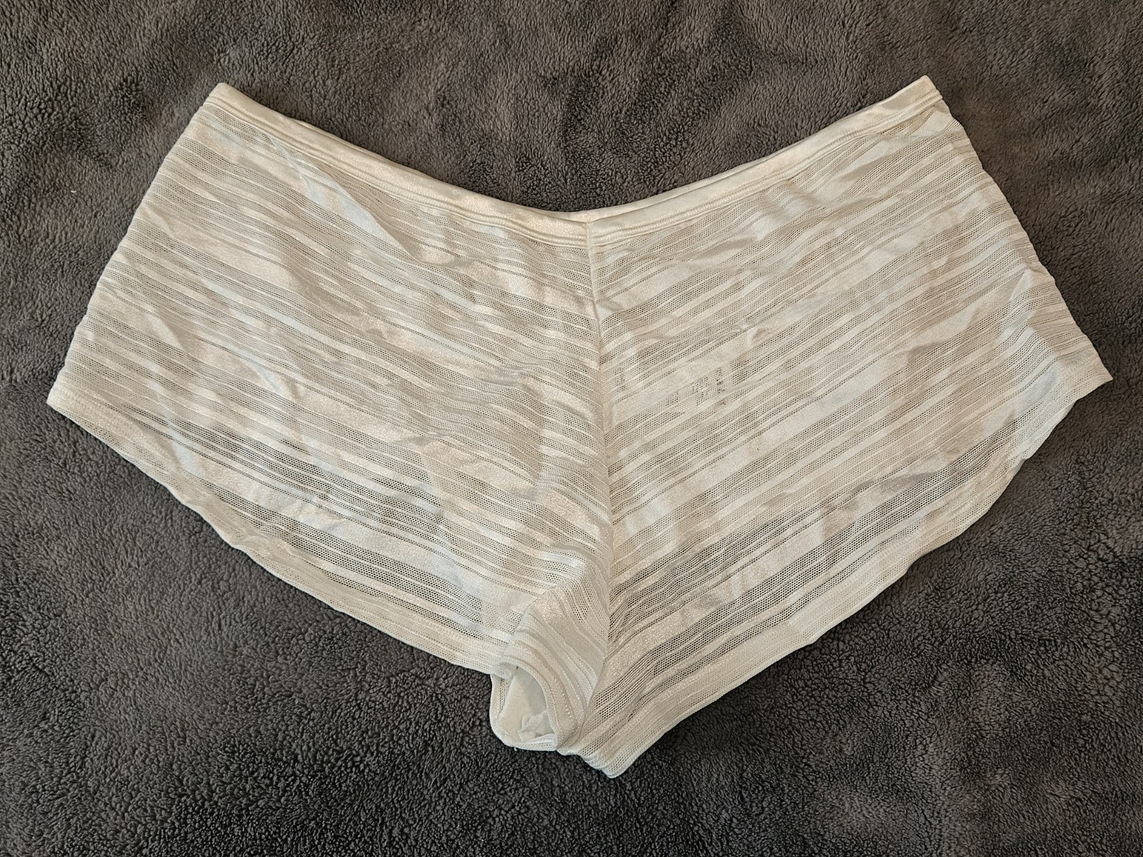 VTG Vassarette Women’s Boyleg Semi-Sheer Panties White Size: 9/48