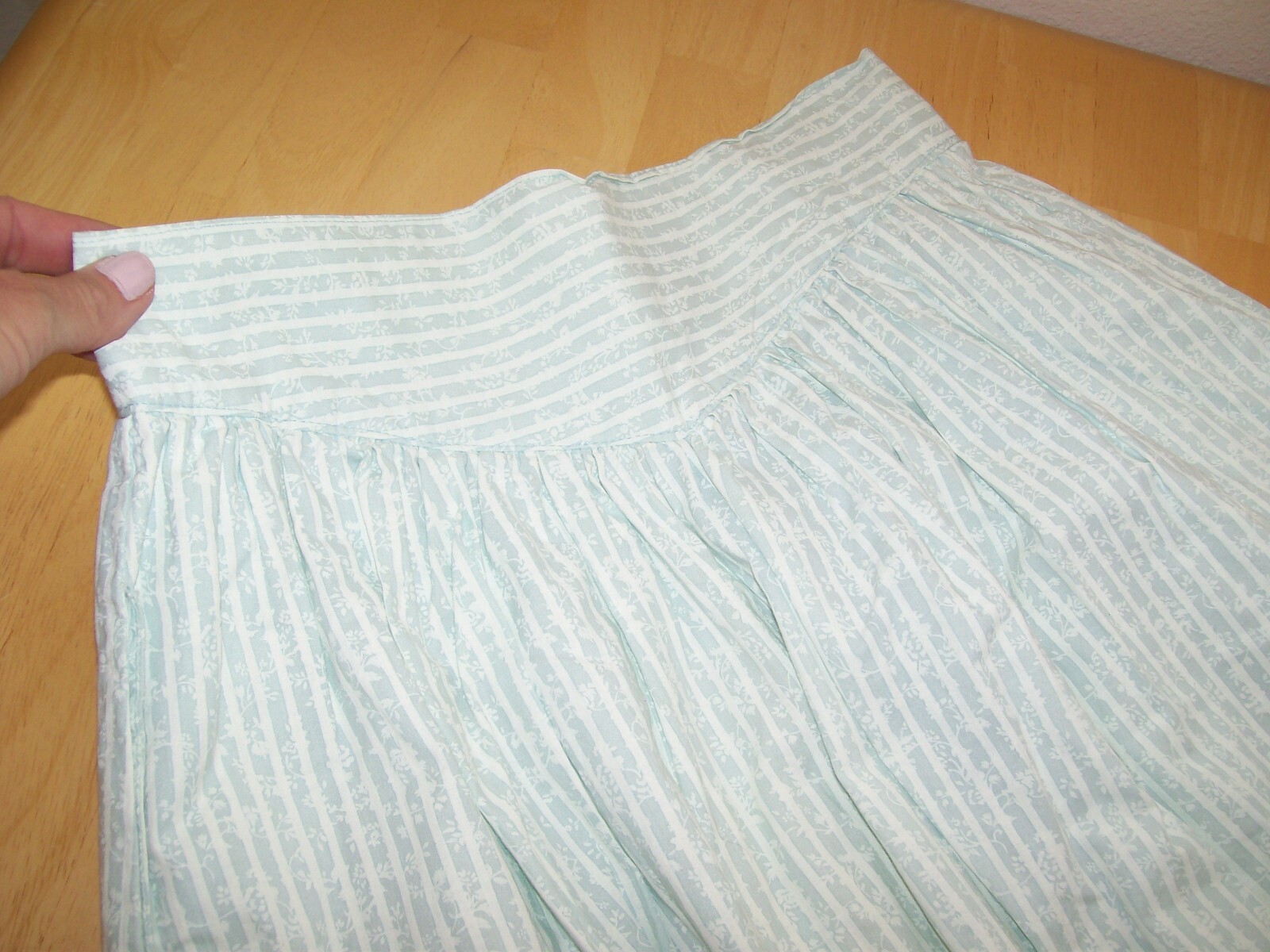 True Vintage Early 1980’s Lasting Impressions Midi Maxi Stripes Skirt Small