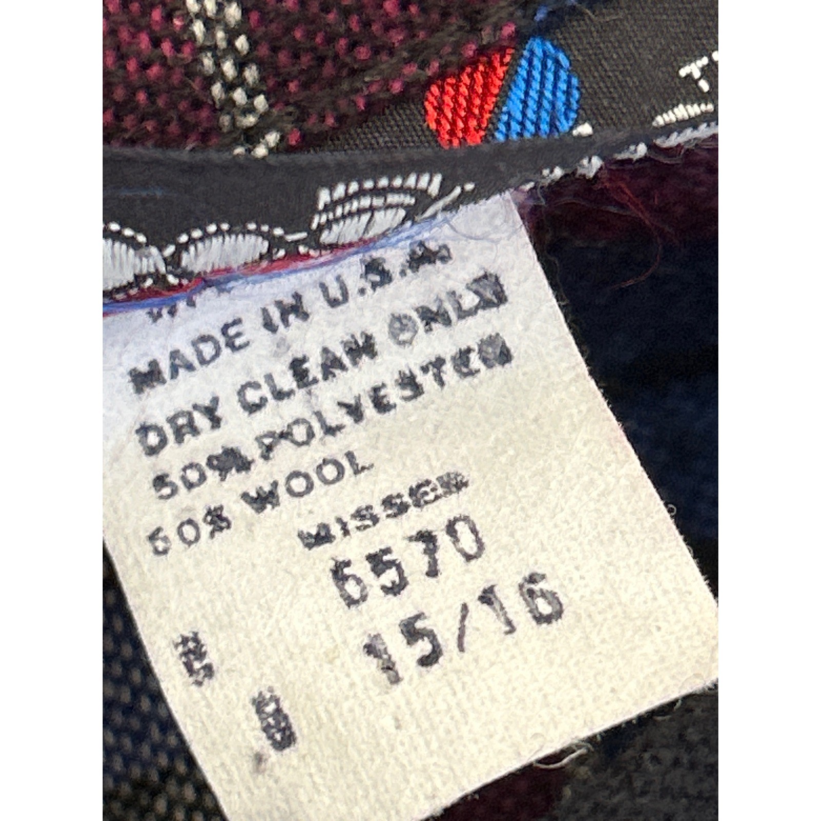 Vintage Incognito Plaid Pleated Skirt Dark Academia Preppy Grunge 15/16 USA Made