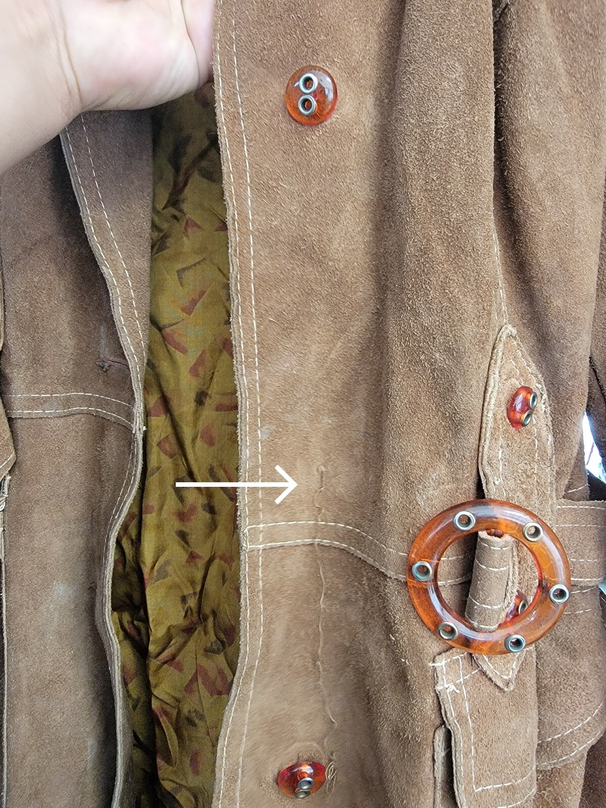 1970 Gassy Jack Suede Leather Jacket