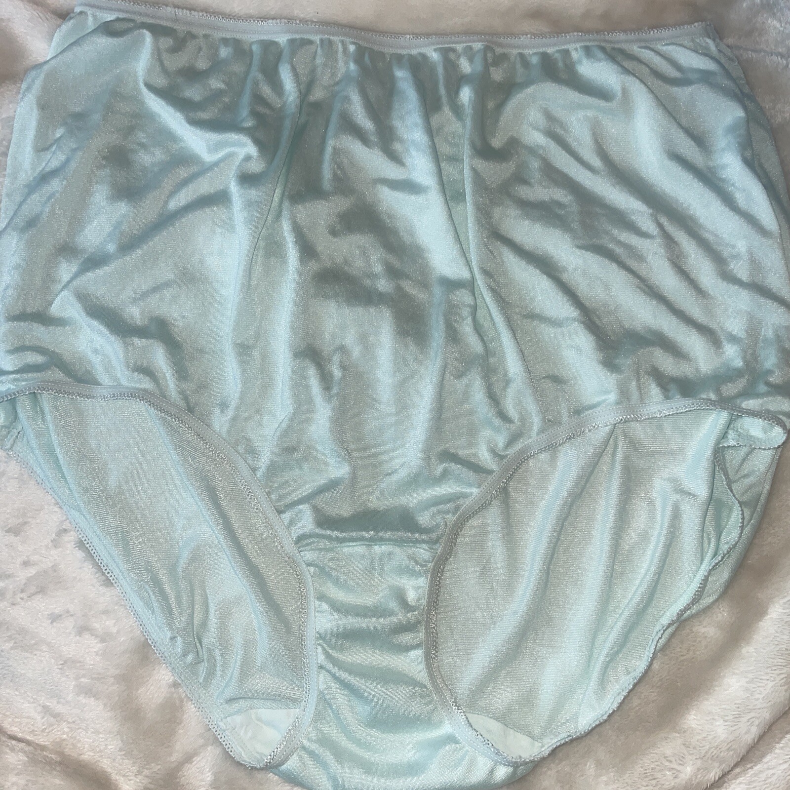 VTG JCPenney Underscore Granny Panties 100% Silky SHEER Nylon SZ-1O 3XL