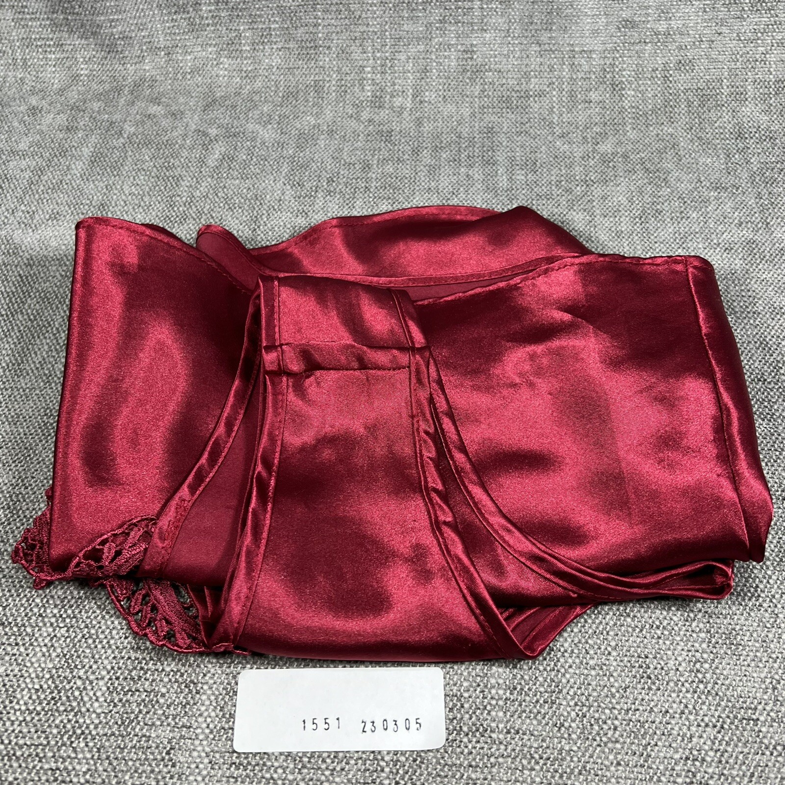 Escapades Women Size Small Shimmering Burgundy Red Camisole Vintage USA Made