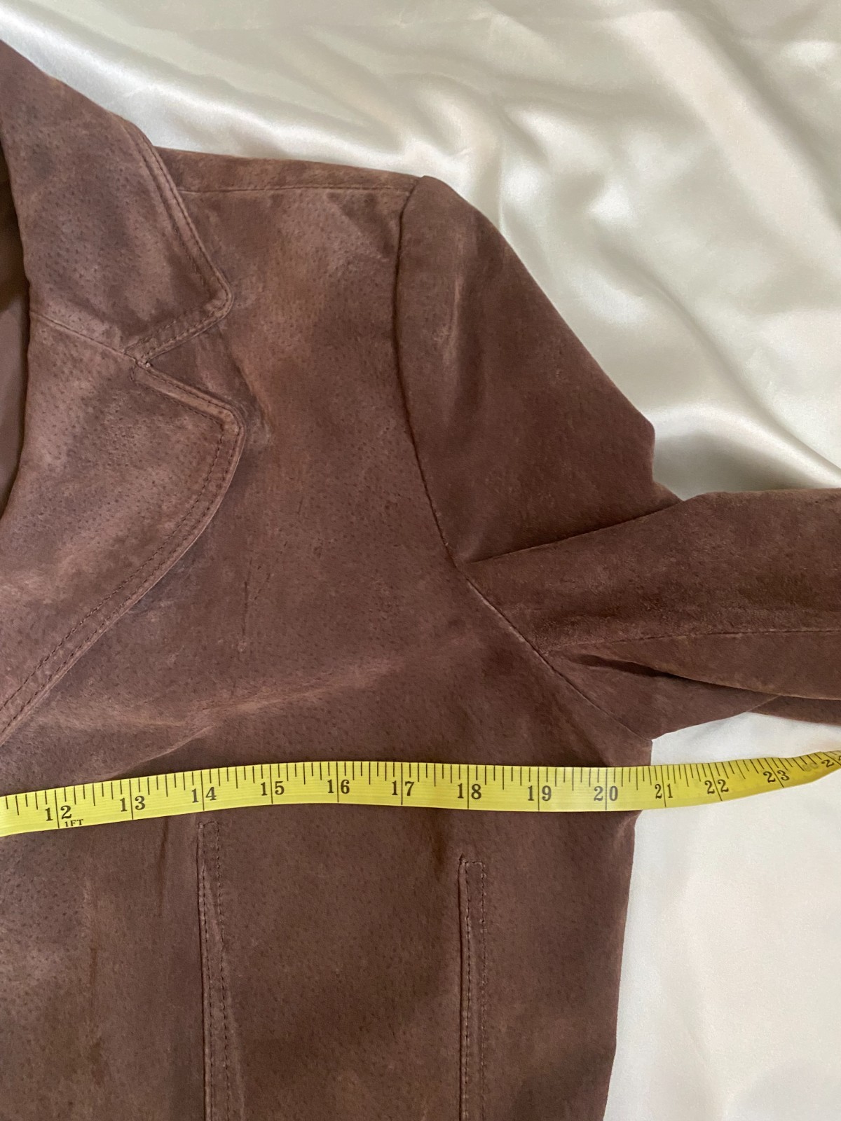 Vintage 1990s Brown Suede Blazer Large St. John’s Bay Boho Western