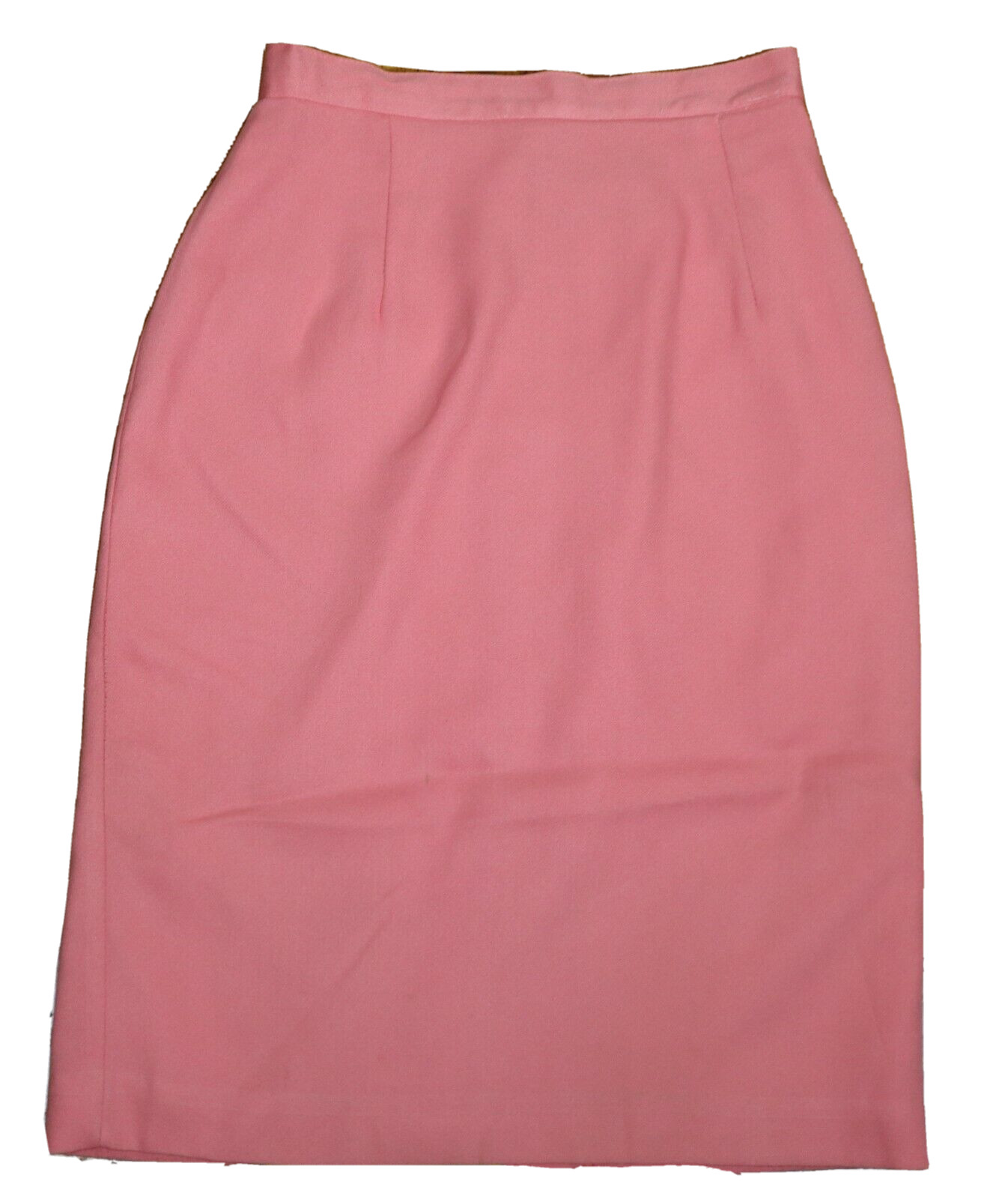 VINTAGE WOMEN’S PEACH PINK HIGH WAIST PENCIL SKIRT – DIANA HARTMAN – SIZE 4