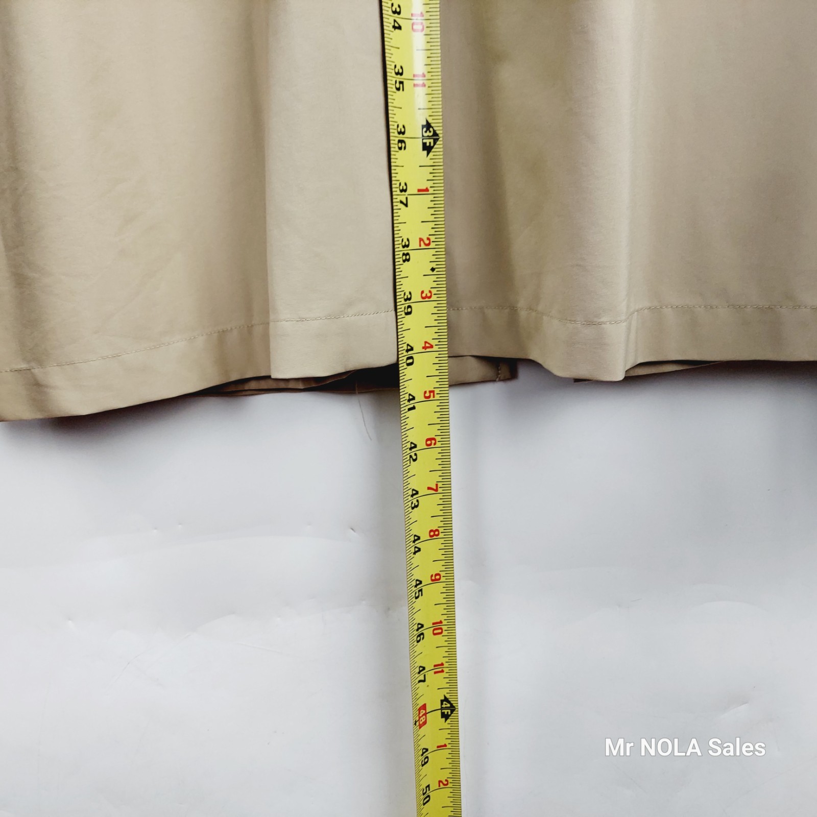 LL Bean Women’s Medium Regular Gortex Beige Trench Coat Duster Hidden Buttons