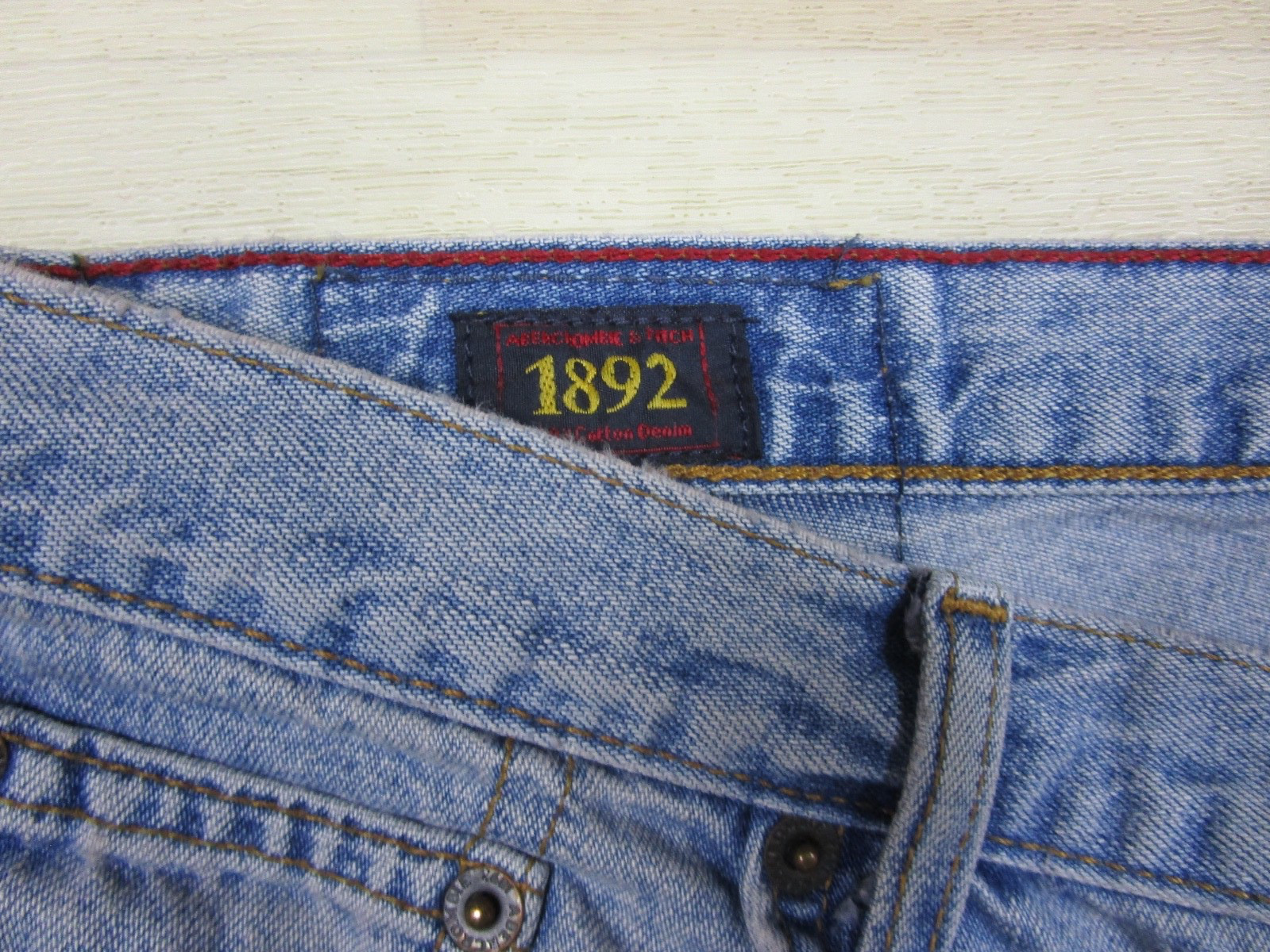 Vintage 90s Abercrombie & Fitch Jeans Womens (8) Flare Light Wash Preppy USA